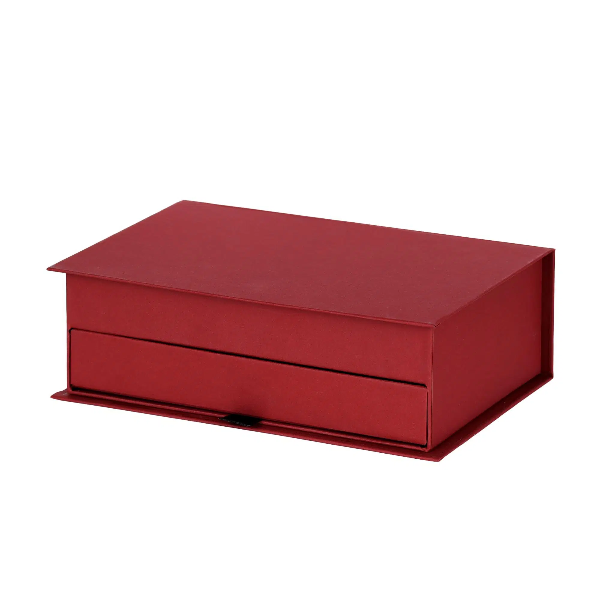 2 Katlı Çekmeceli Mukavva Kutu (Bordo)
