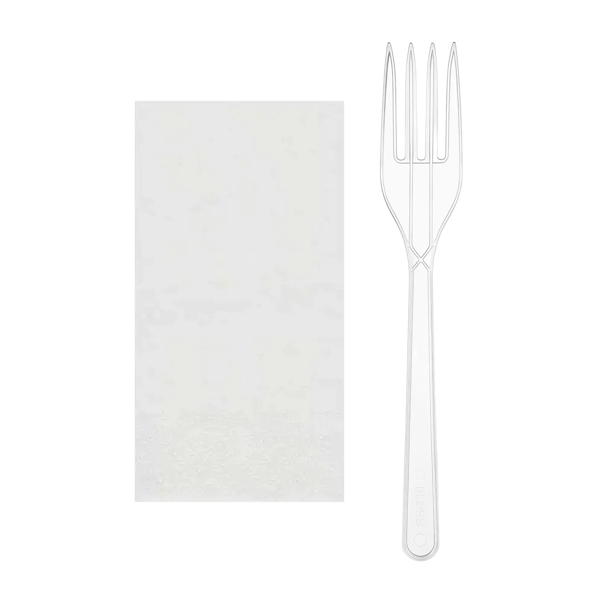 2li Lüks Set Şeffaf (YMKSET-10) - 50 Adet