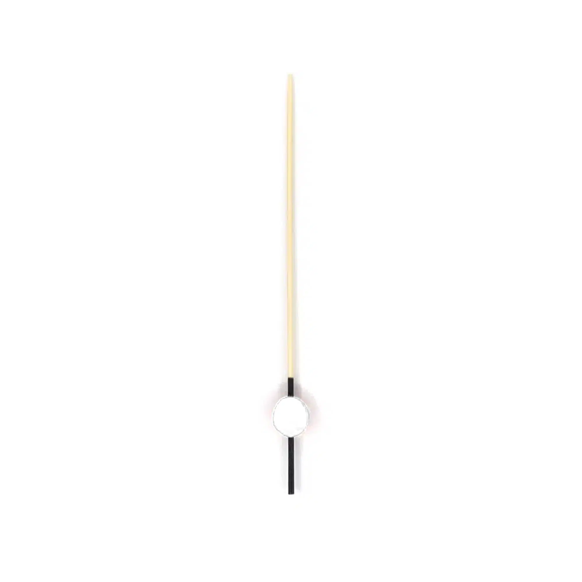 Bambu Beyaz Siyah Davul Kürdan 12 cm 50 Adet
