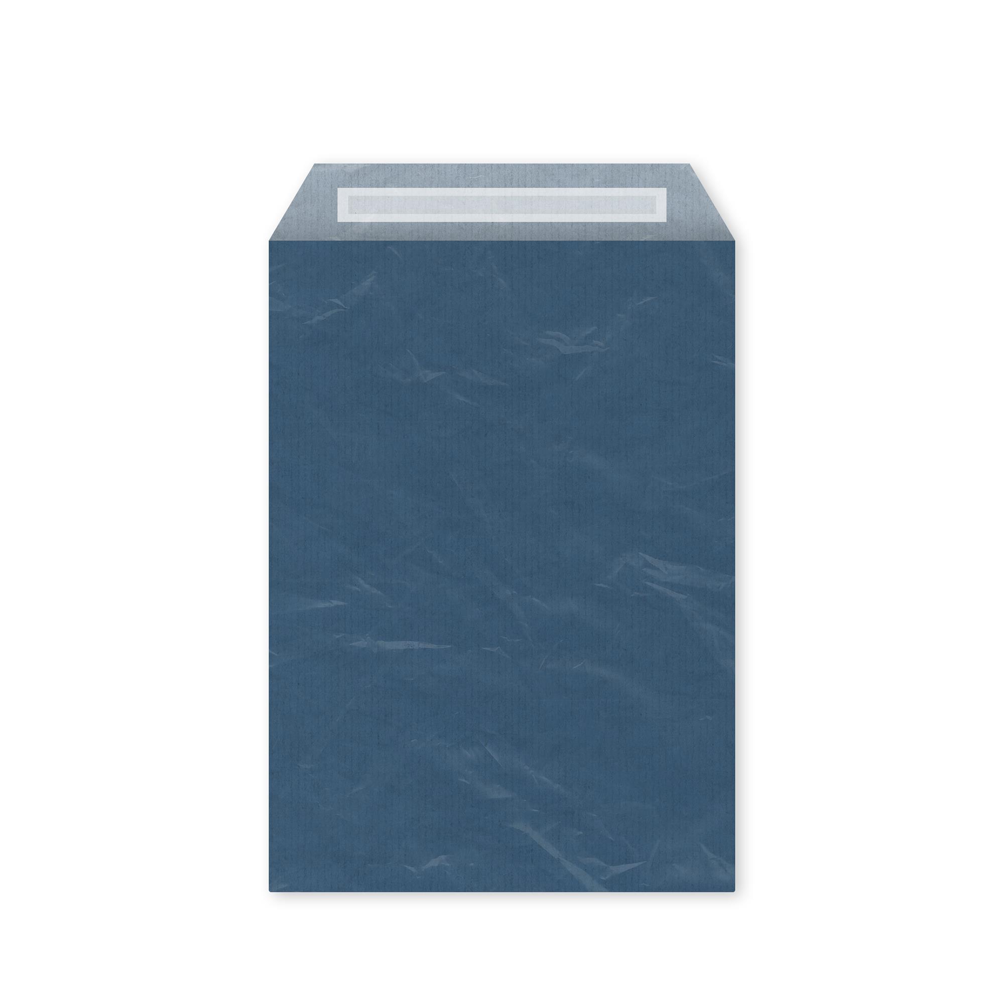 Bantlı Hediye Paketi Kağıt Mavi 25x6x30,5 cm - 25 Adet