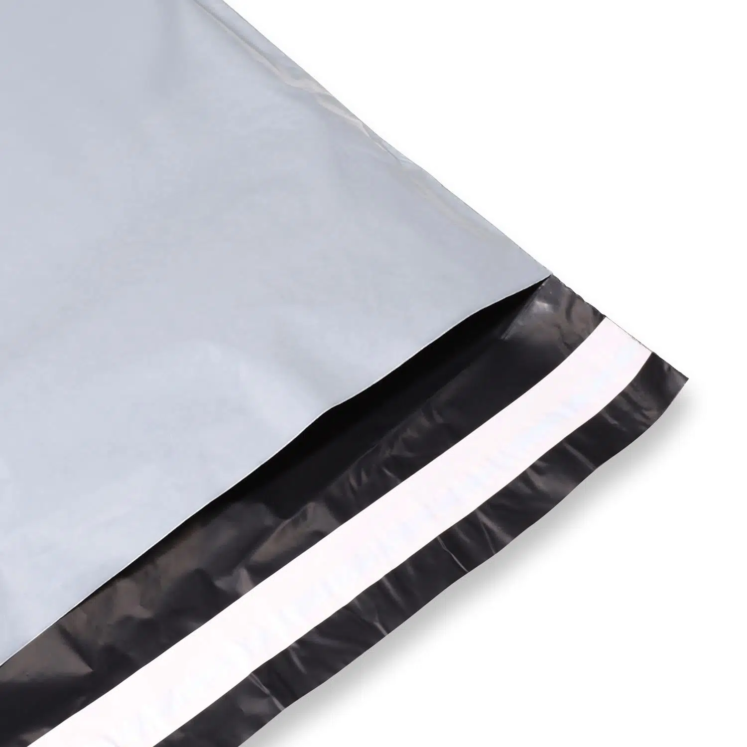 Baskısız Cepsiz Gri Kargo Poşeti 17x25+5 cm - 250 Adet