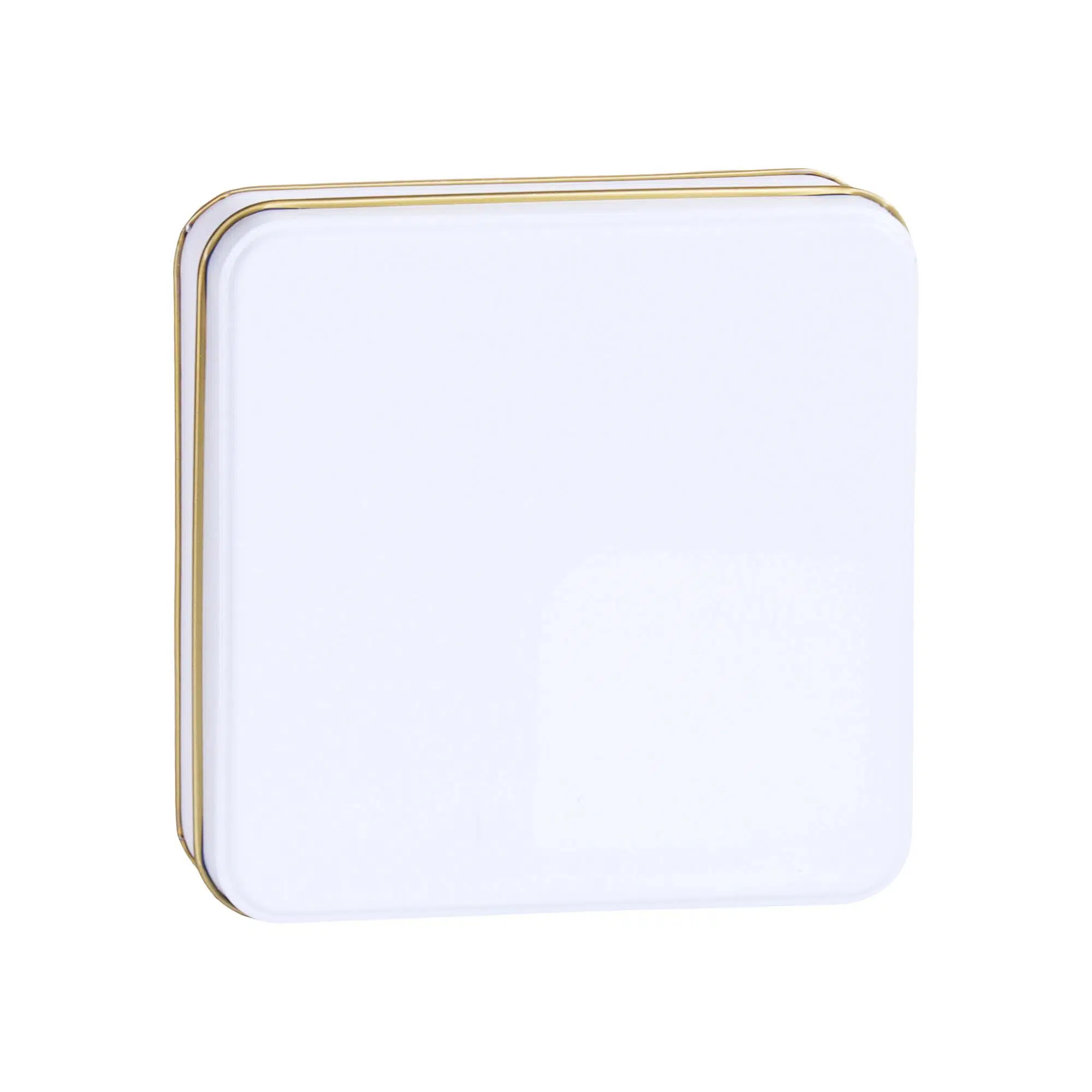 Beyaz Metal Kutu 12,2x12,2x3,5 cm