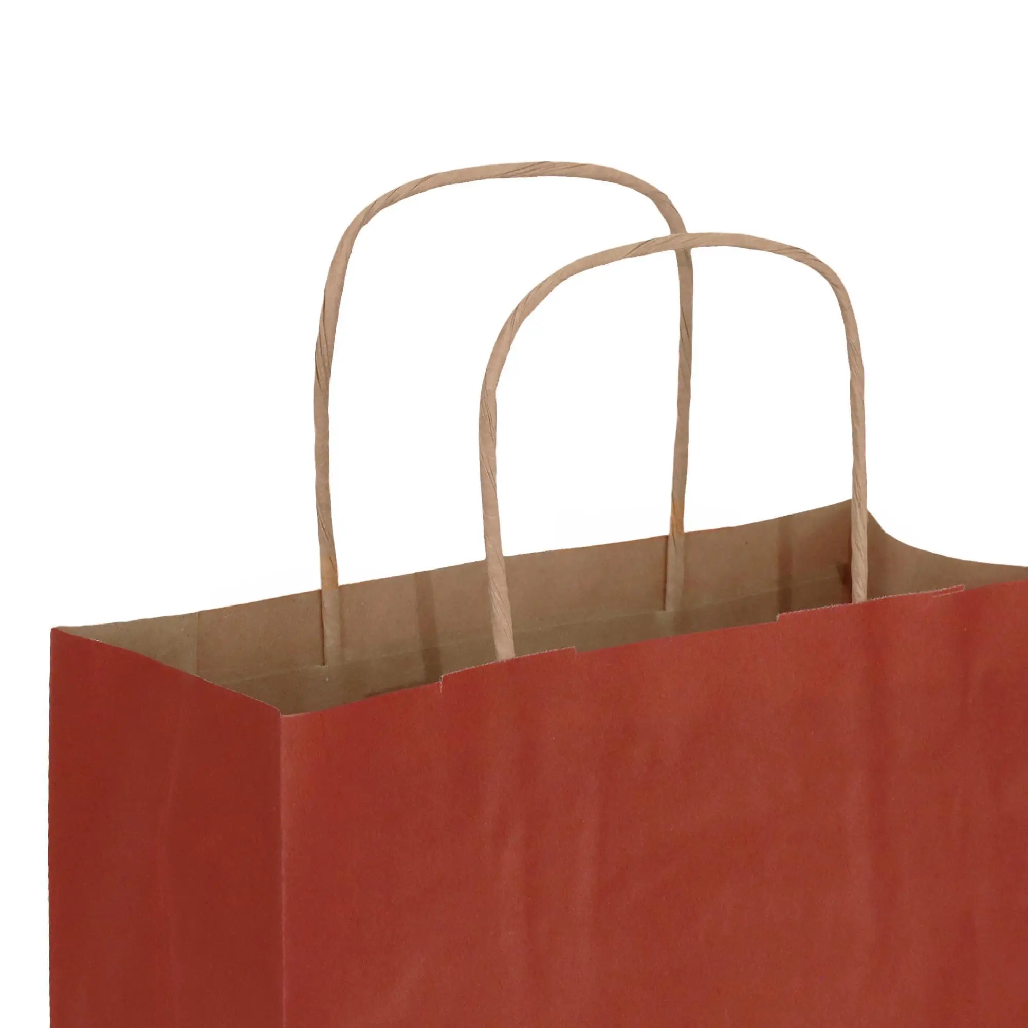 Burgu Saplı Kahverengi Kağıt Çanta 31x12x41 cm - 25 Adet