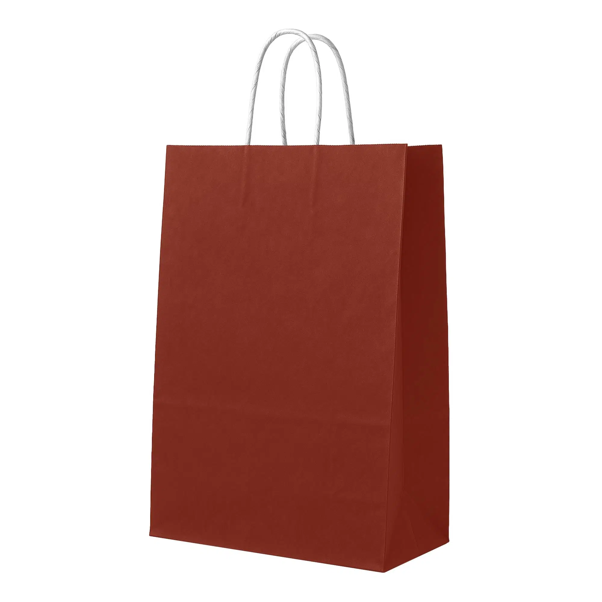 Burgu Saplı Kahverengi Kağıt Çanta 31x12x41 cm - 25 Adet