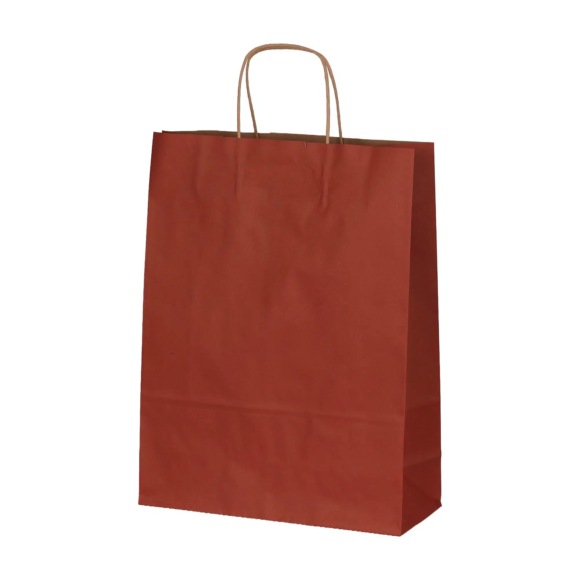 Burgu Saplı Kahverengi Kağıt Çanta 31x12x41 cm - 25 Adet