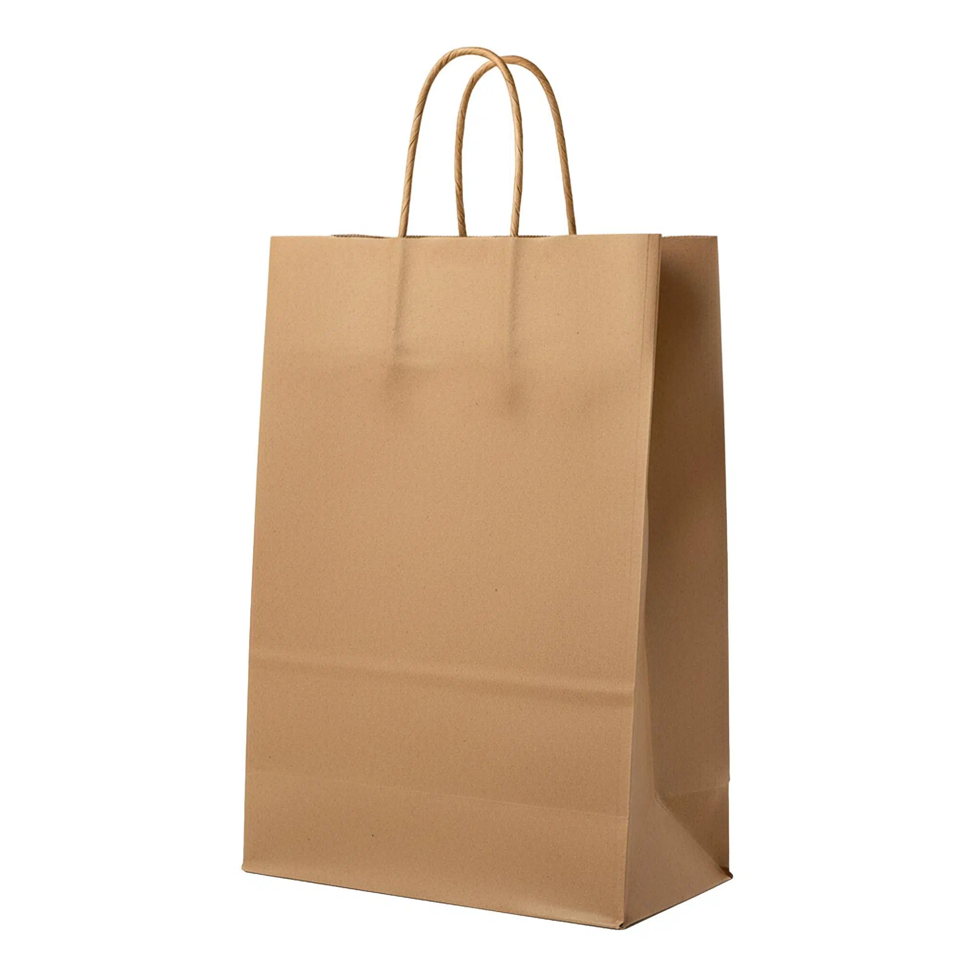 Burgu Saplı Kraft Kağıt Çanta 31x12x41 cm - 25 Adet