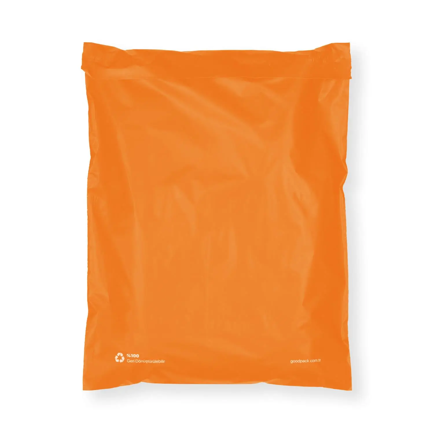 Cepsiz Turuncu Kargo Poşeti 35x45+5 cm - 100 Adet