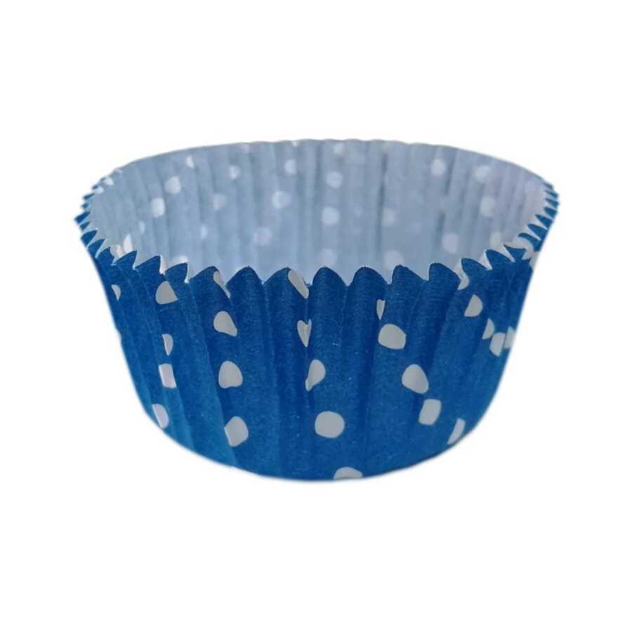 Cupcake Kapsül Mavi No:4 50x30 mm - 300 Adet