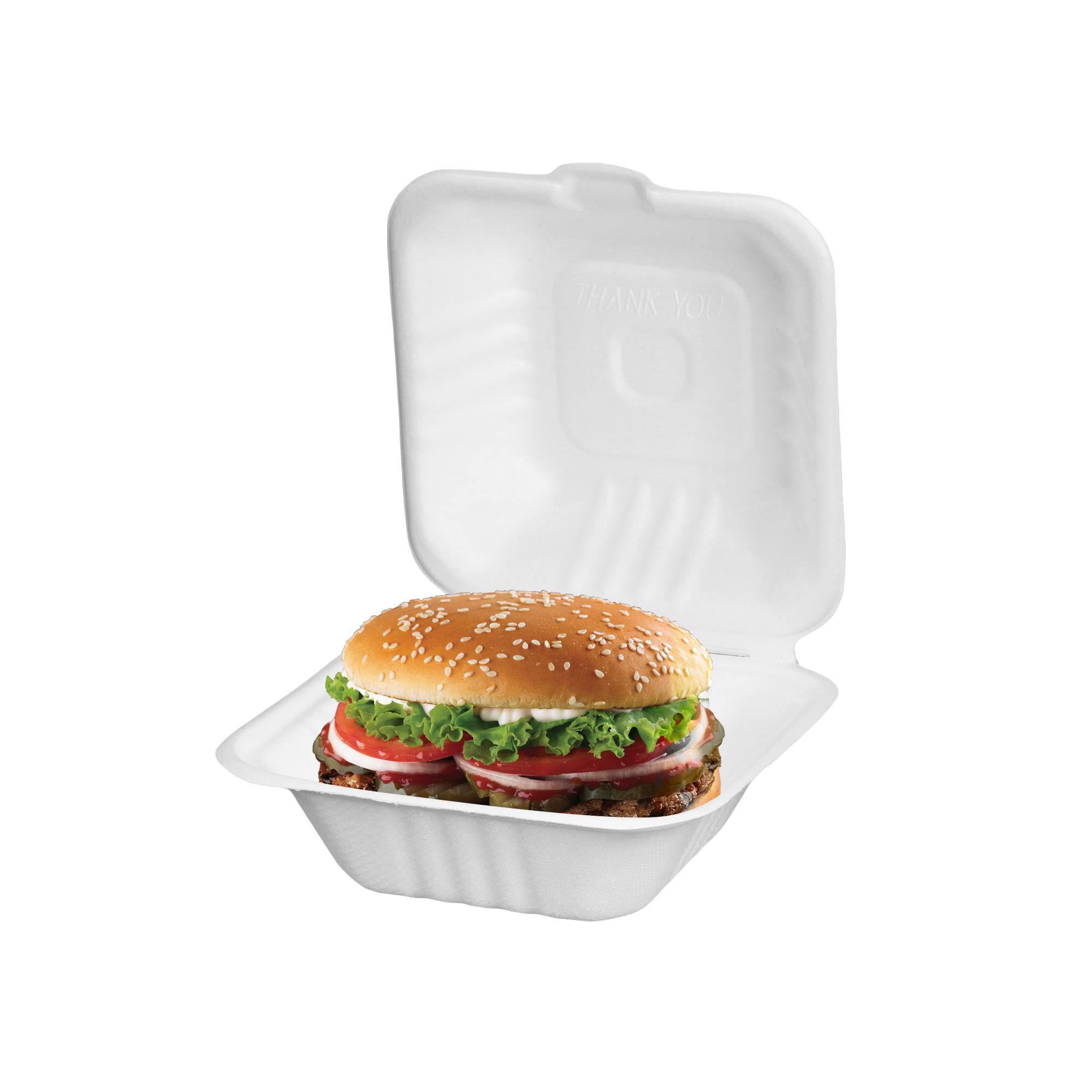Ekolojik Karton Hamburger Kabı - 25 Adet