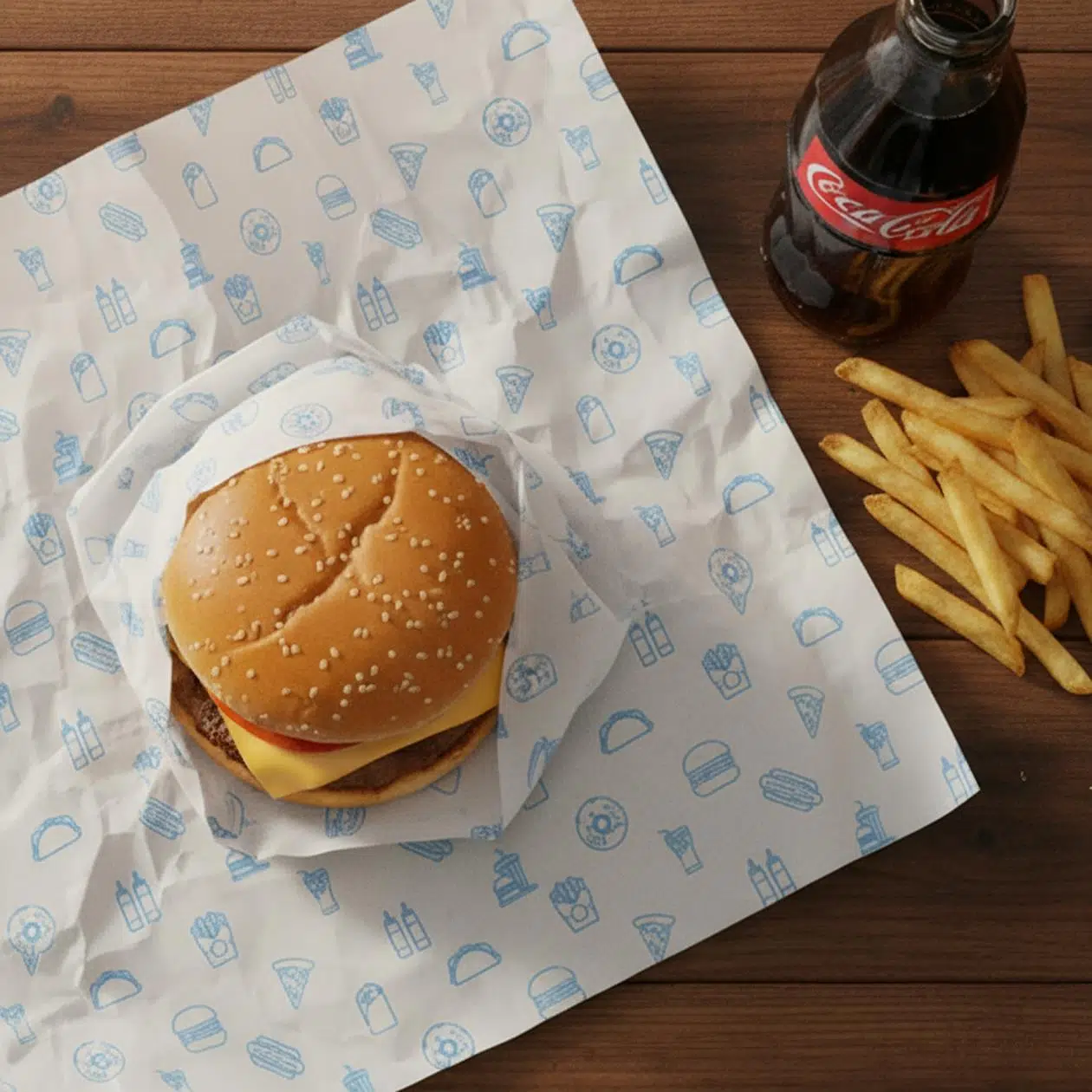 Fast Food Yağlı Ambalaj Kağıdı 30x40 cm - 5 kg. Fast Food Yağlı Ambalaj Kağıdı 30x40 cm - 5 kg.