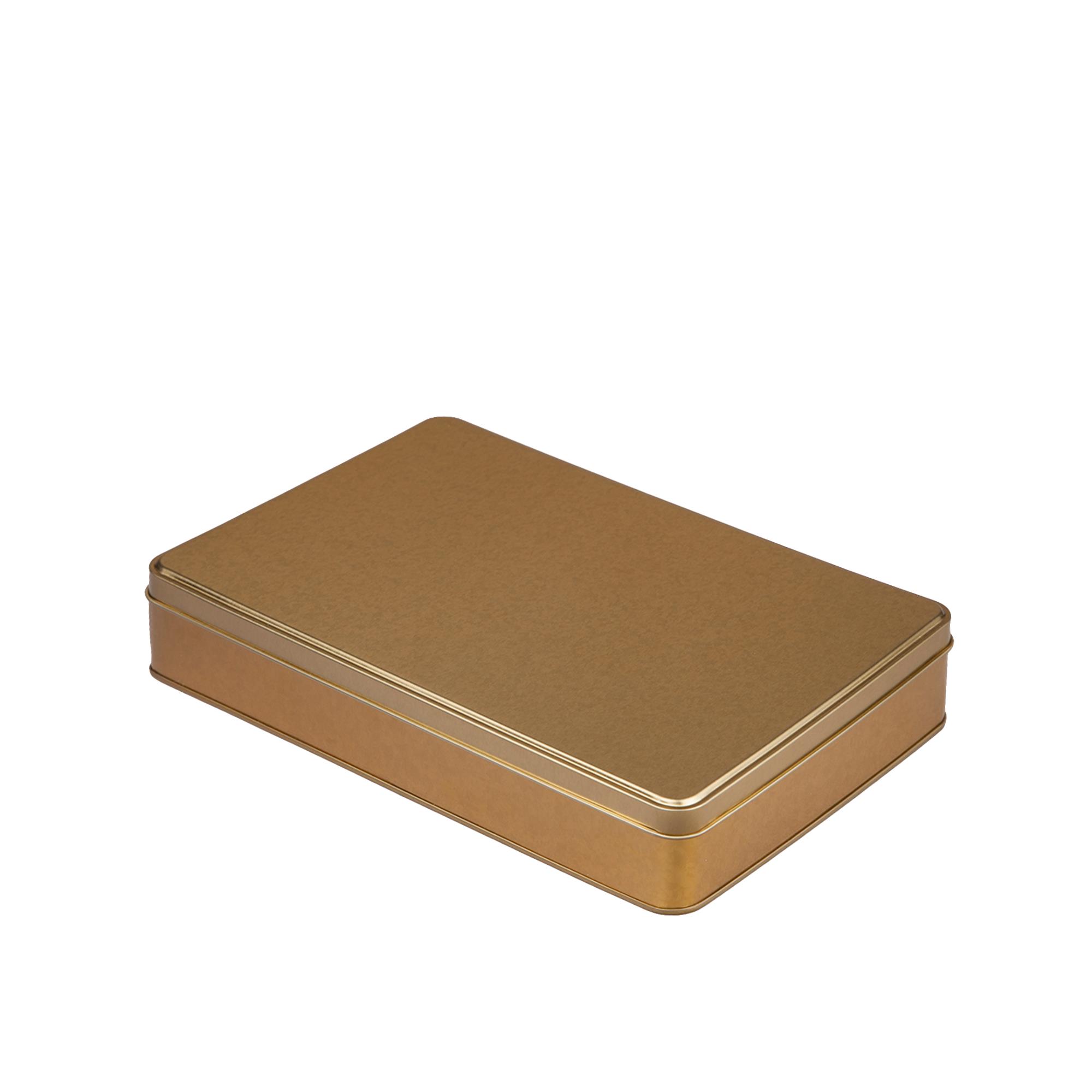 Gold Metal Kutu 26,5x17,5x4,5 cm