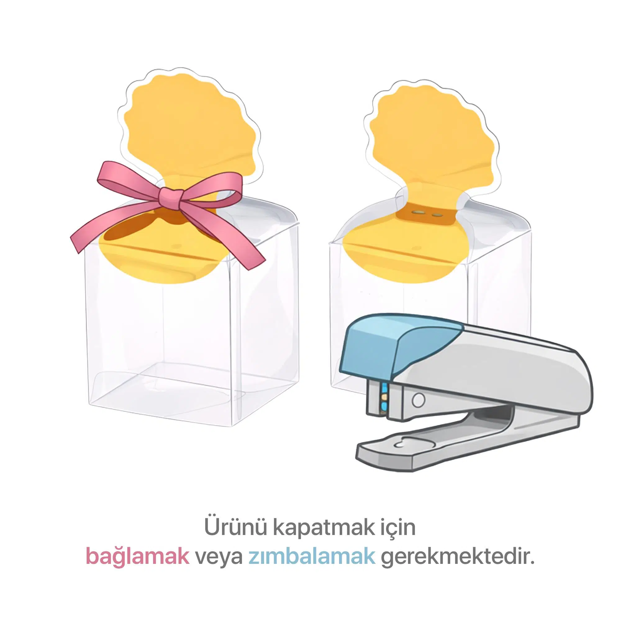 Gold-Şeffaf Asetat Kutu No.1 - 25 Adet Gold-Şeffaf Asetat Kutu No.1 - 25 Adet