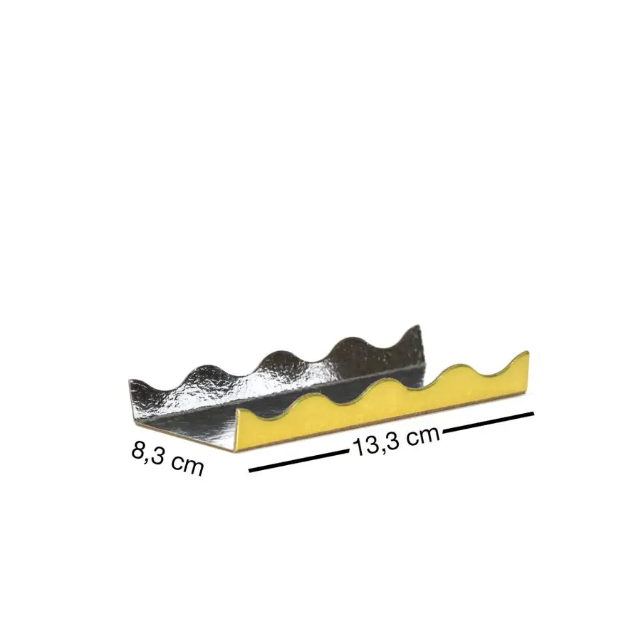 Gold-Silver Mini Pasta Altı 8,3x13,3 cm - 50 Adet