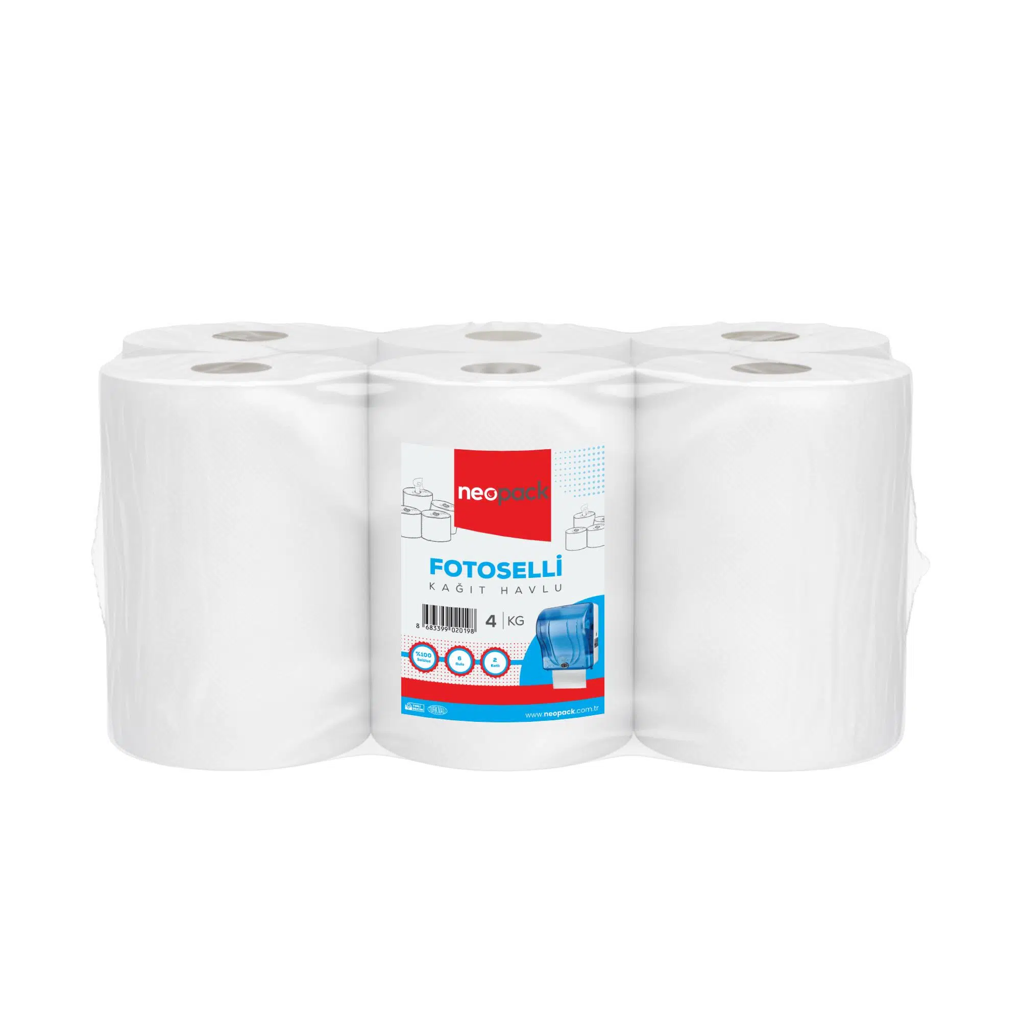 Hareketli Havlu 21 cm (4 kg) - 6 Rulo