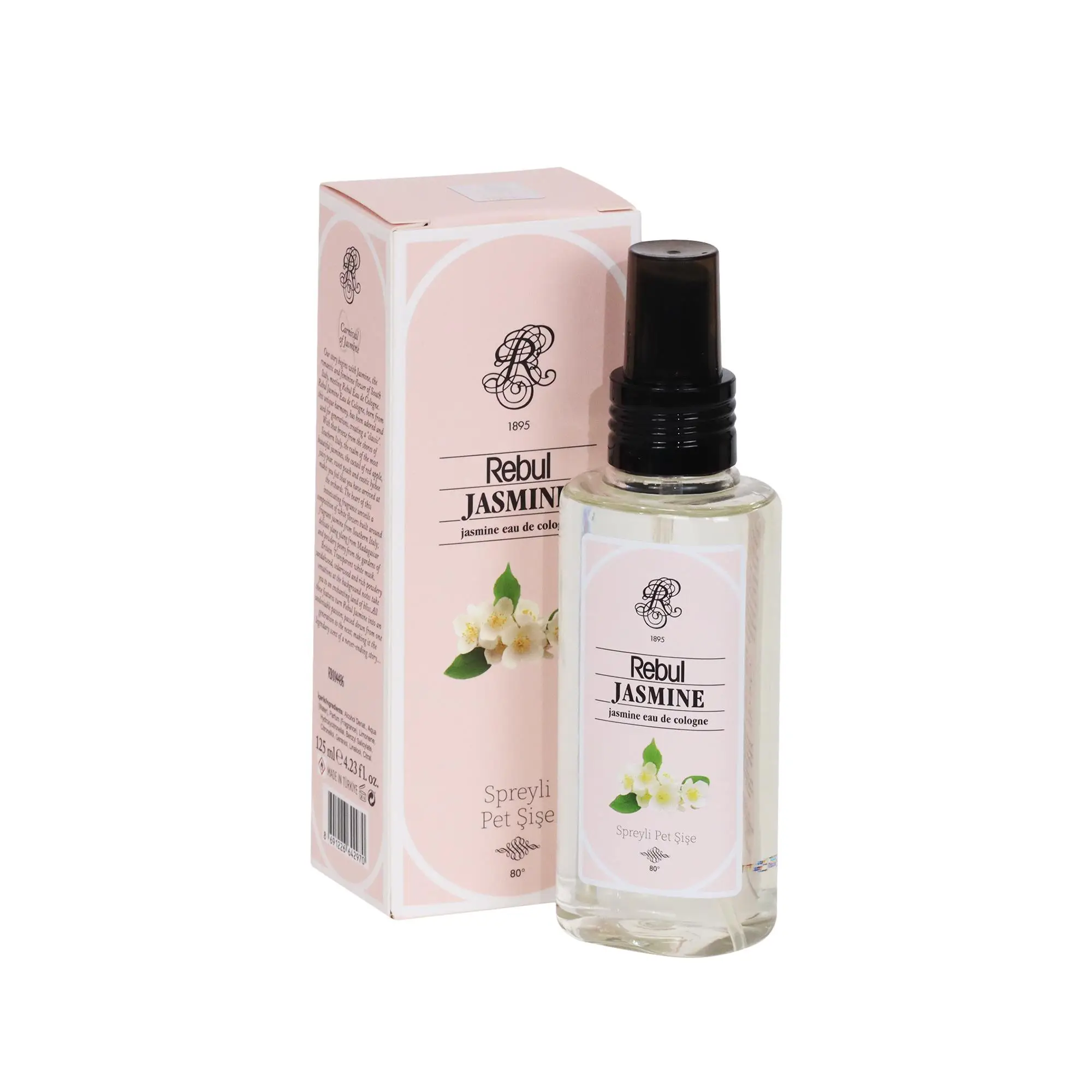 Jasmine (Yasemin) 125 ml Pet Şişe Sprey Kolonya 80°