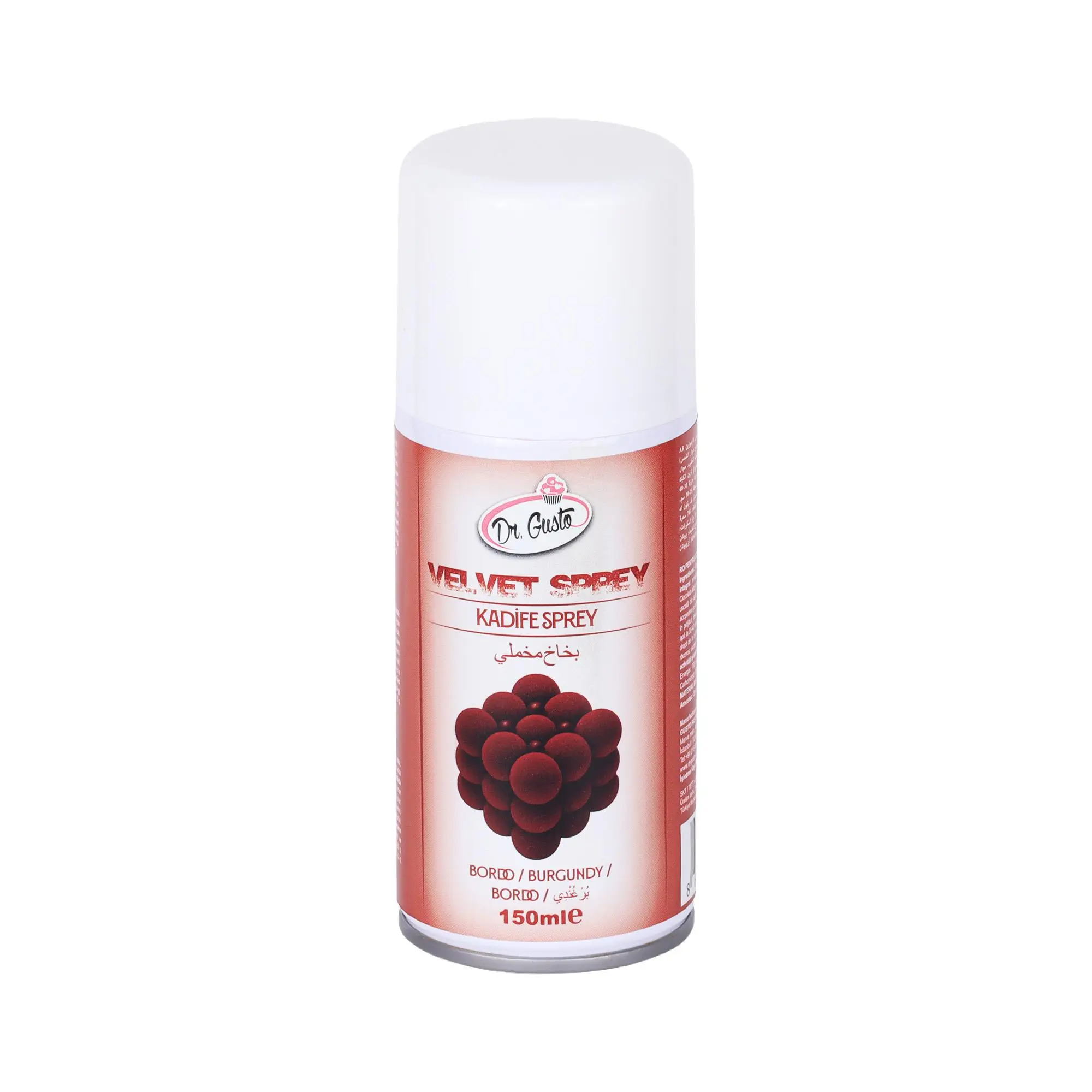 Kadife Sprey Gıda Boyası 150 ml Bordo