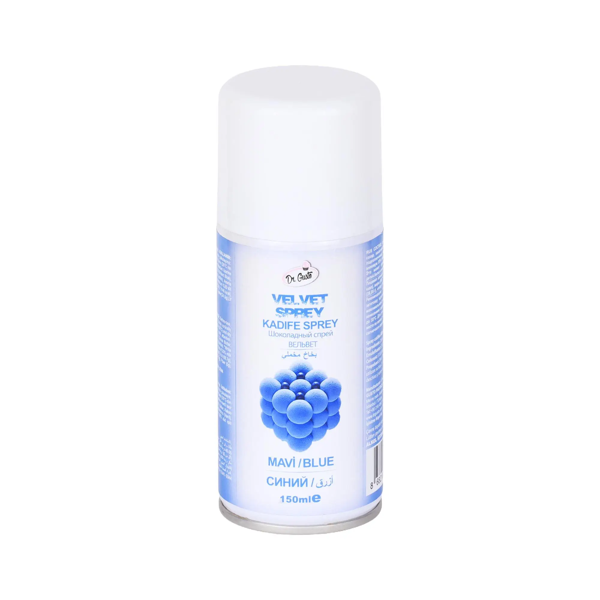 Kadife Sprey Gıda Boyası 150 ml Mavi