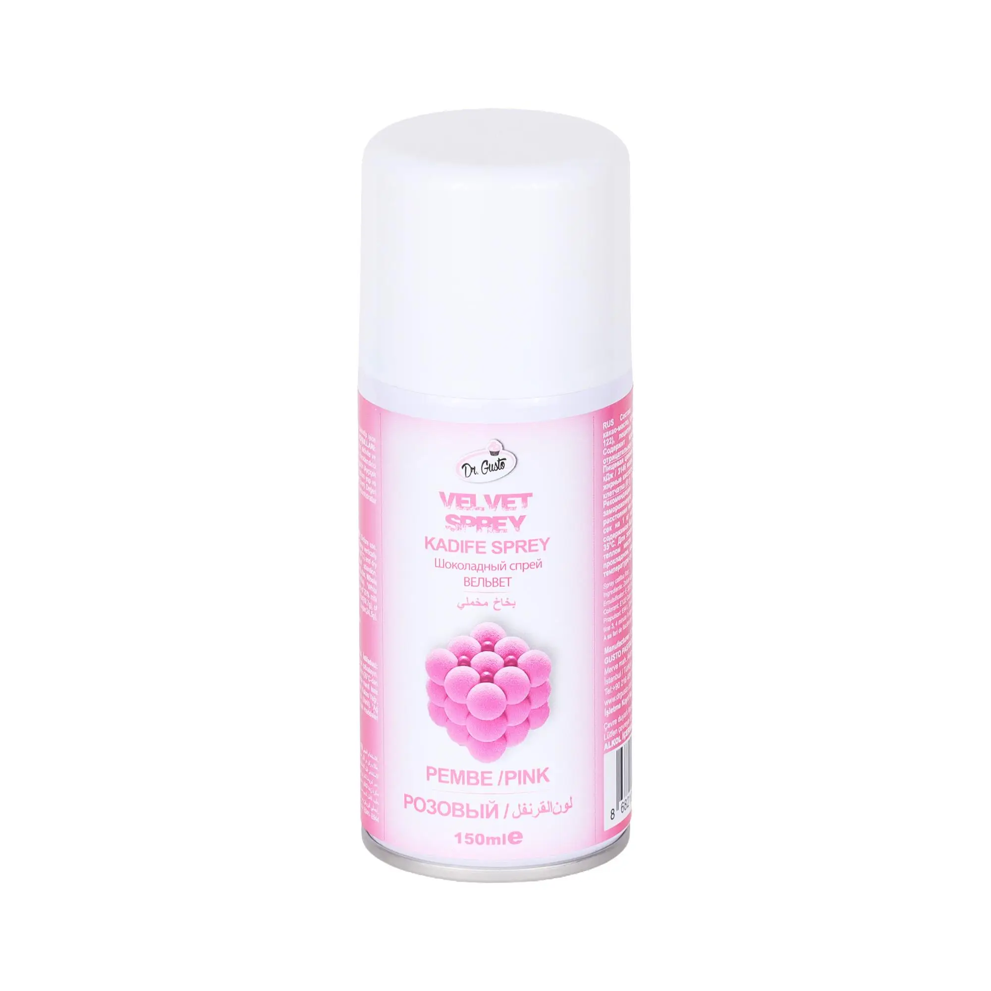 Kadife Sprey Gıda Boyası 150 ml Pembe