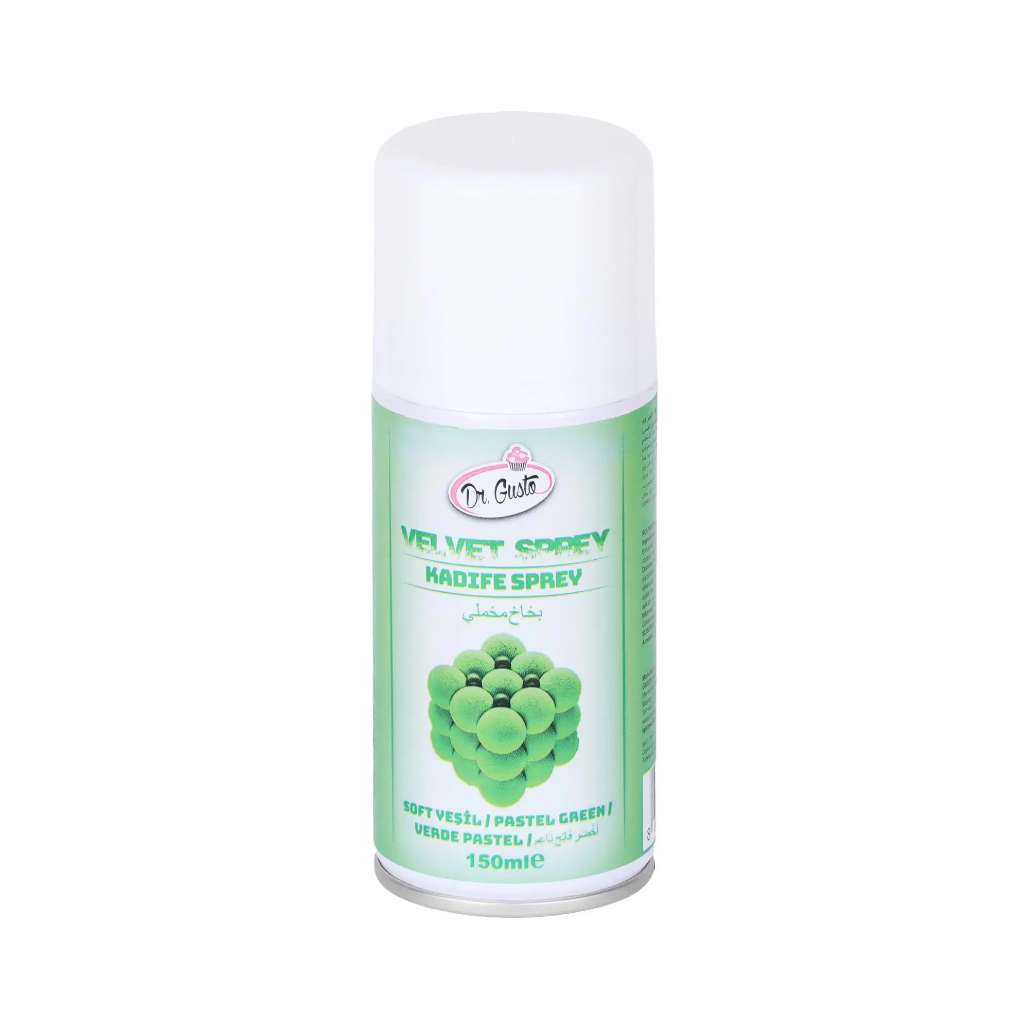 Kadife Sprey Gıda Boyası 150 ml Soft Yeşil
