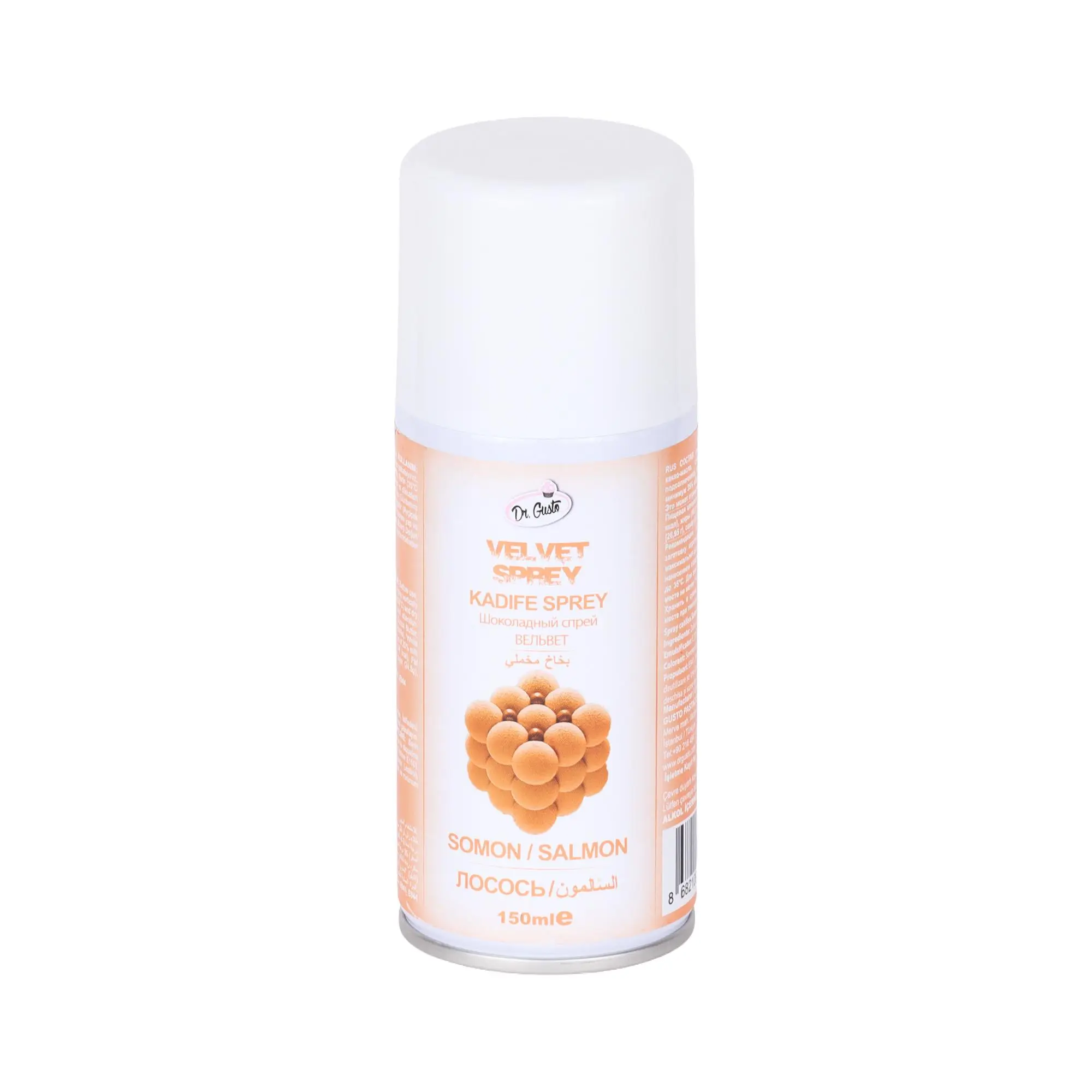 Kadife Sprey Gıda Boyası 150 ml Somon Rengi