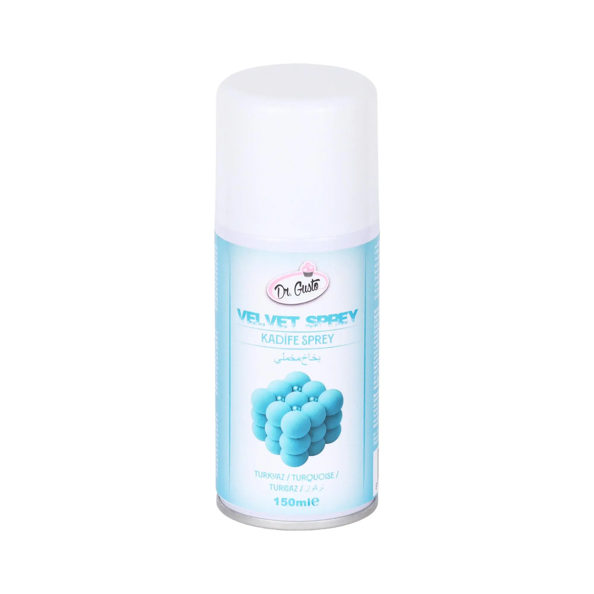 Kadife Sprey Gıda Boyası 150 ml Turkuaz