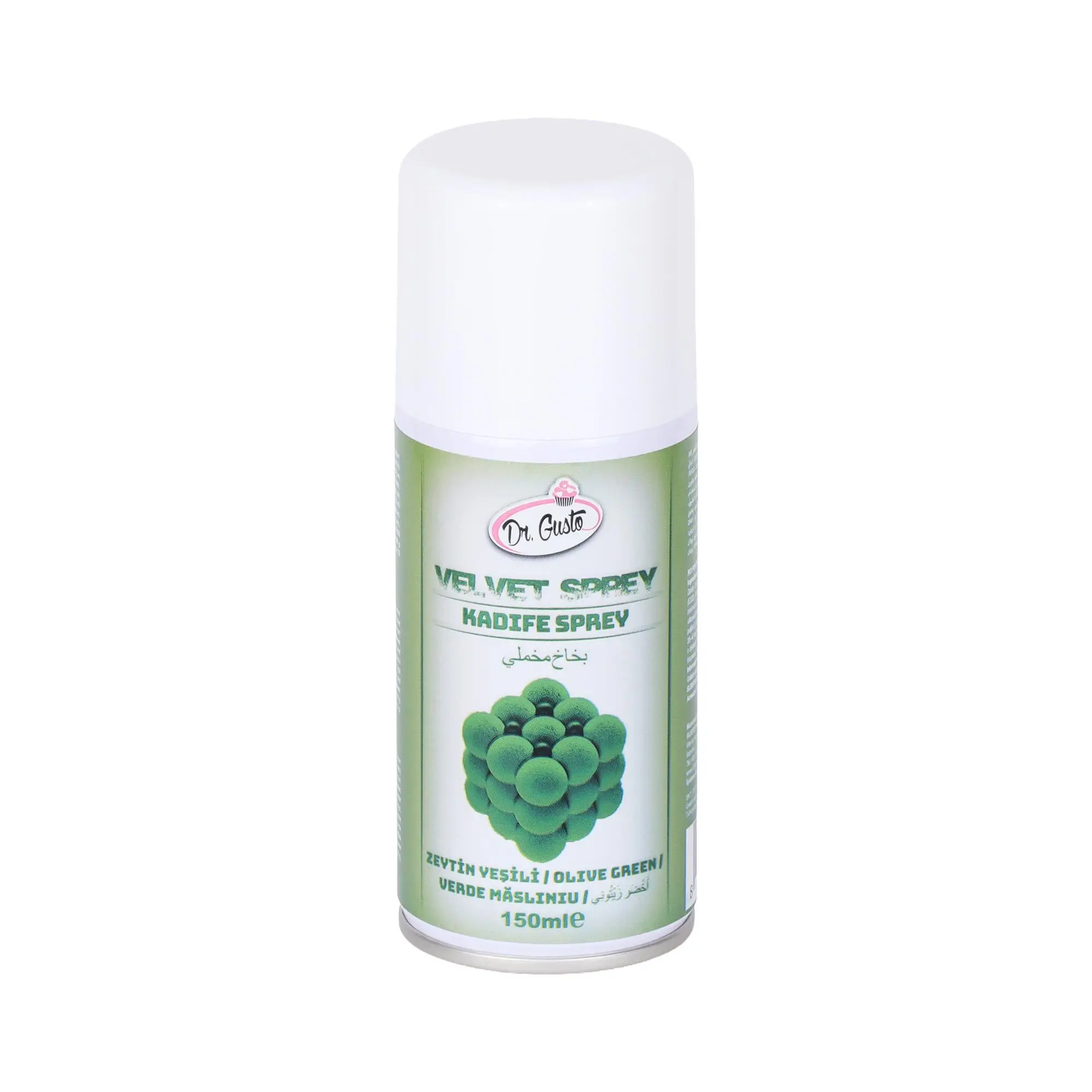 Kadife Sprey Gıda Boyası 150 ml Zeytin Yeşili