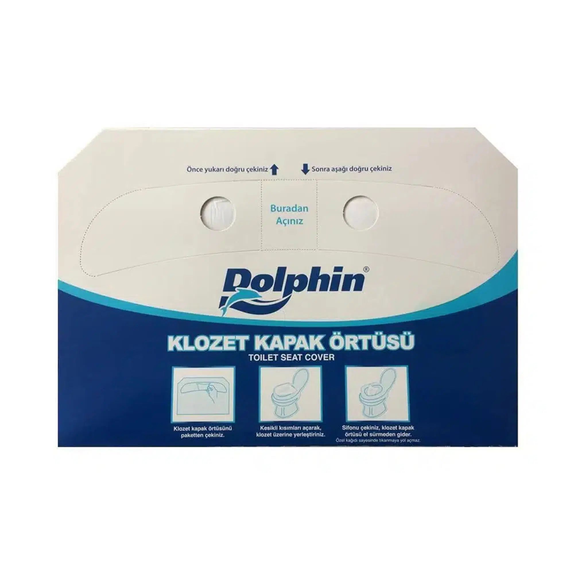 Kağıt Klozet Kapak Örtüsü - 250 Adet