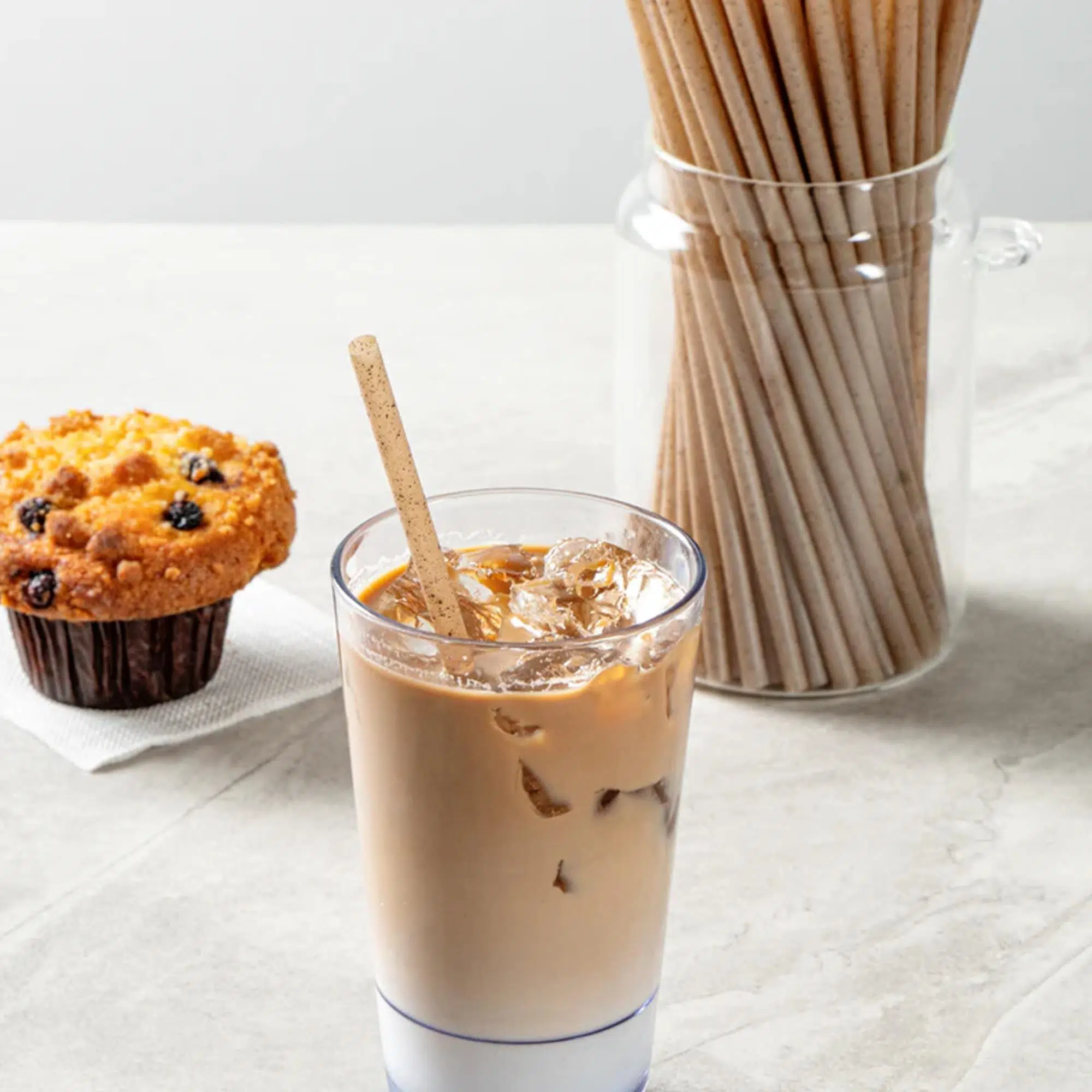 Kahve Çekirdeği Pipet 24 cm - 100 Adet Kahve Çekirdeği Pipet 24 cm - 100 Adet