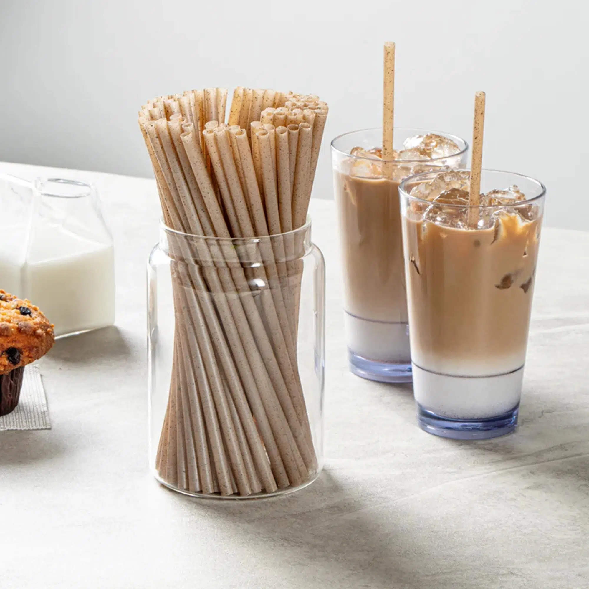 Kahve Çekirdeği Pipet 24 cm - 100 Adet Kahve Çekirdeği Pipet 24 cm - 100 Adet