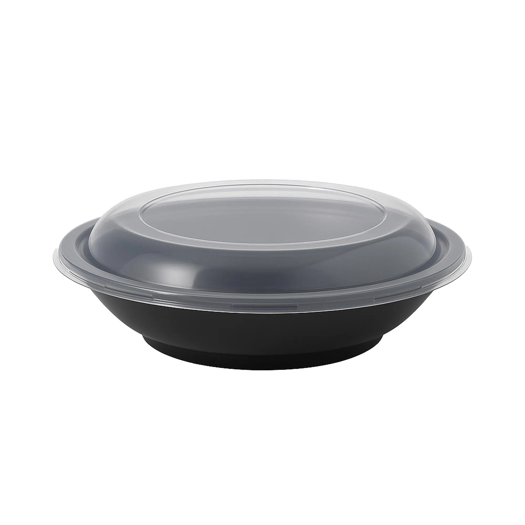 Kapaklı Siyah Salata Seti Pet 500 gr - 50 Adet