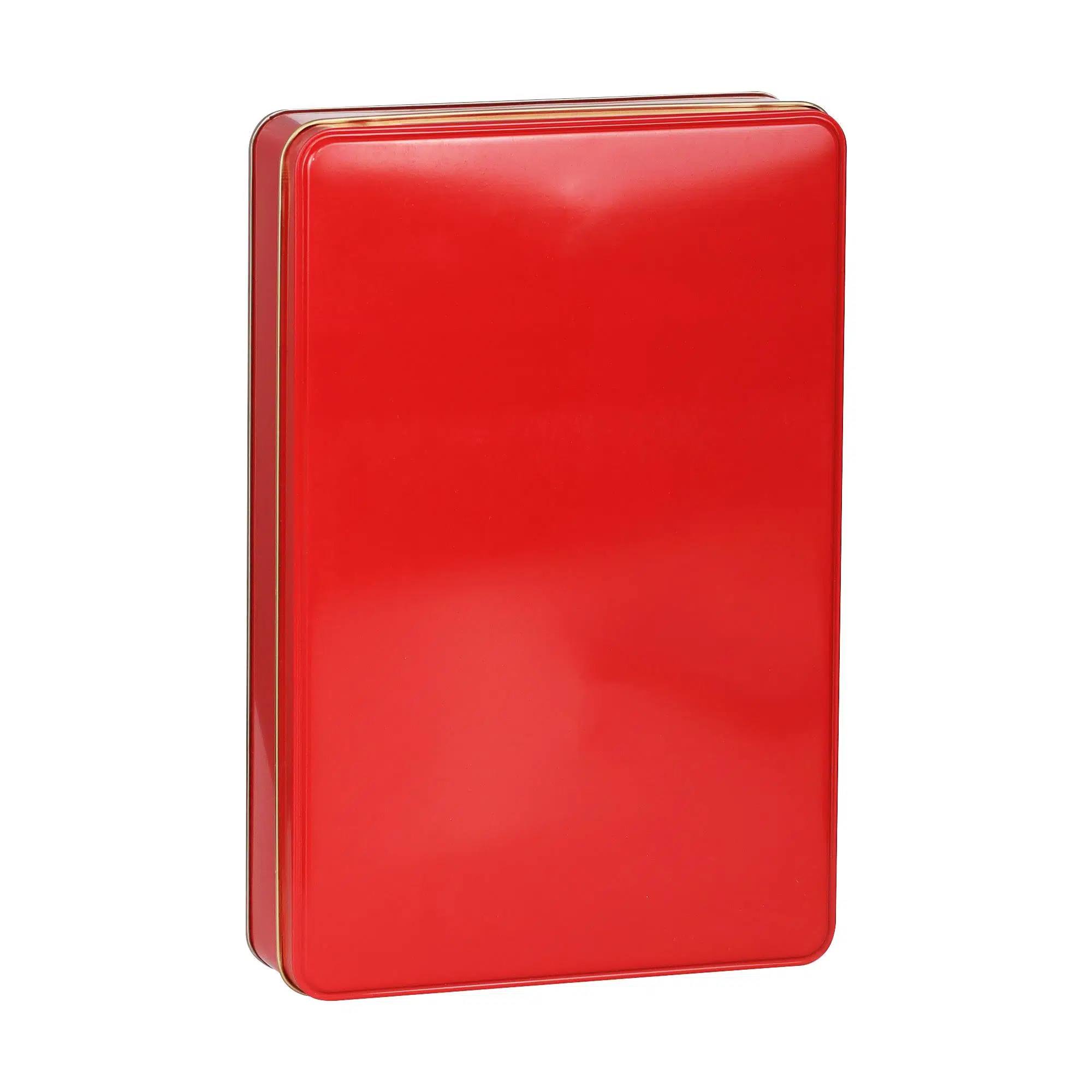 Kırmızı Metal Kutu 26,5x17,5x4,5 cm