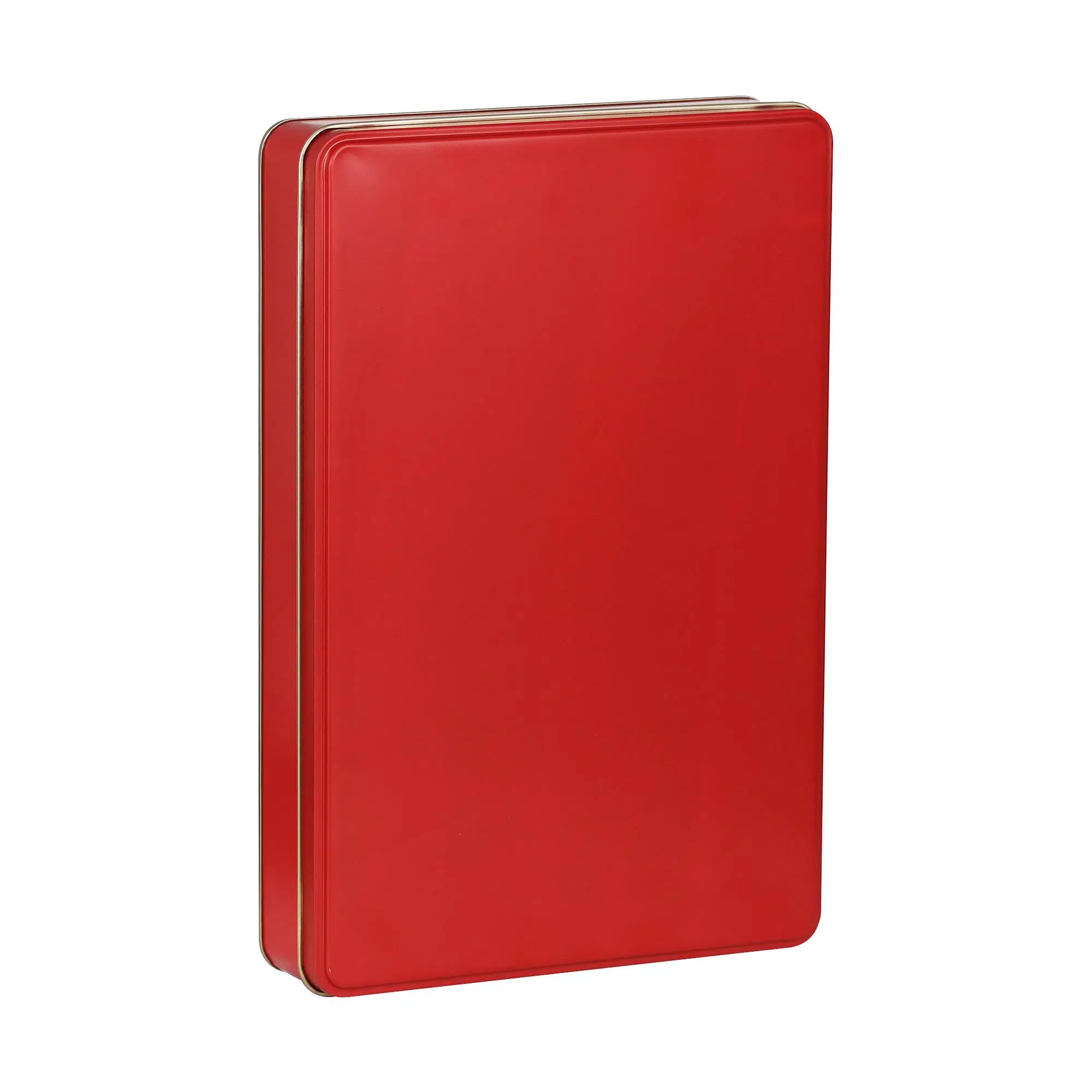 Kırmızı Metal Kutu 30x20x4,5 cm