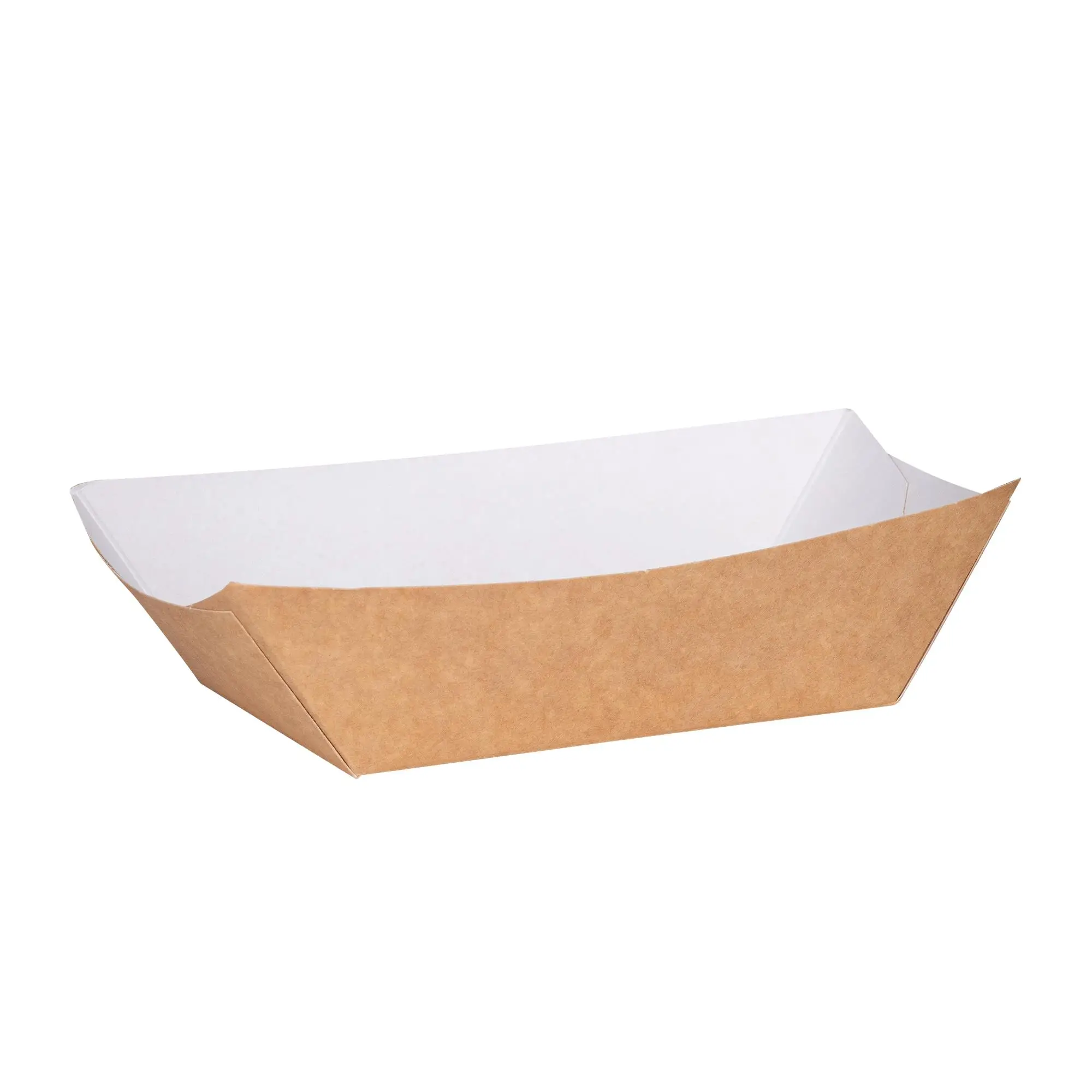 Kraft Kayık Tabak 8,5x13x5 cm - 50 Adet
