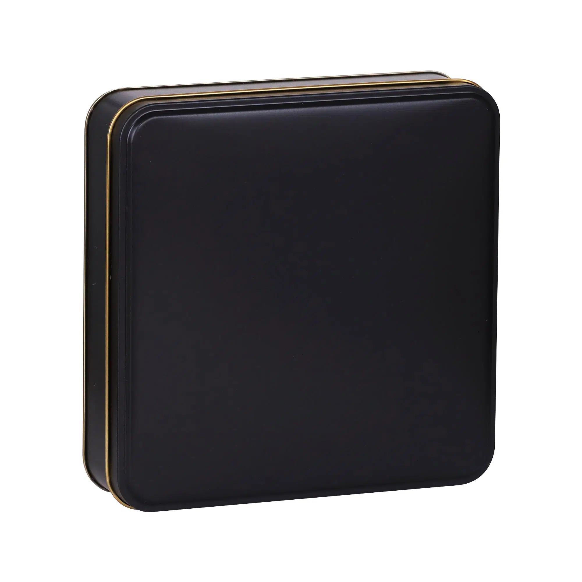 Mat Siyah Metal Kutu 19,2x19,2x4,5 cm