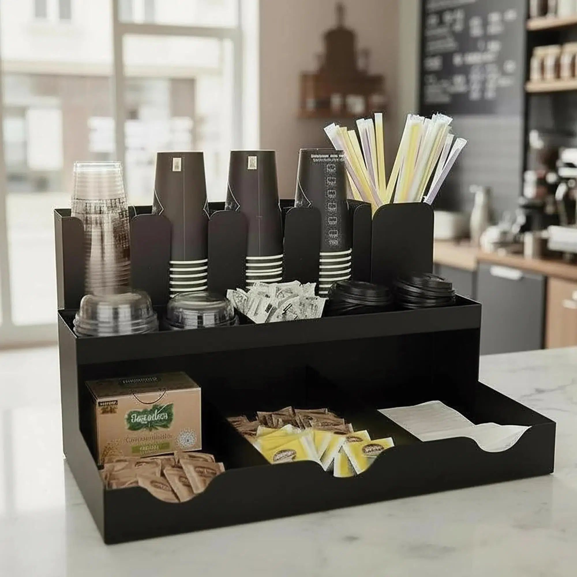 Metal 13 Bölmeli Çay ve Kahve Ünitesi Metal 13 Bölmeli Çay ve Kahve Ünitesi