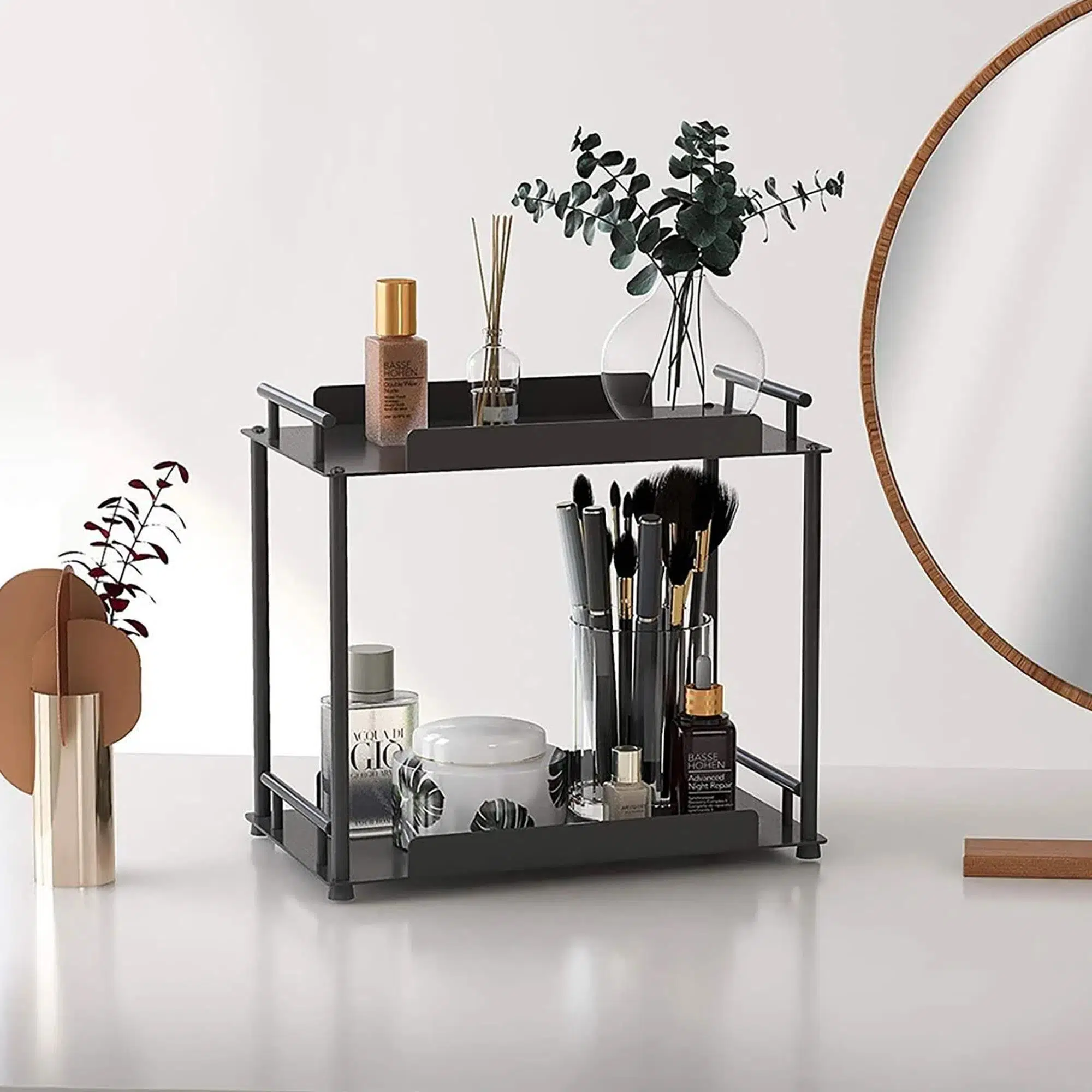 Metal 2 Katlı Çok Amaçlı Organizer Metal 2 Katlı Çok Amaçlı Organizer