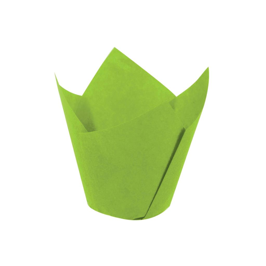 Muffin Cupcake Mini Kek Kalıbı Kapsülü (Yeşil) Tulip - 200 Adet