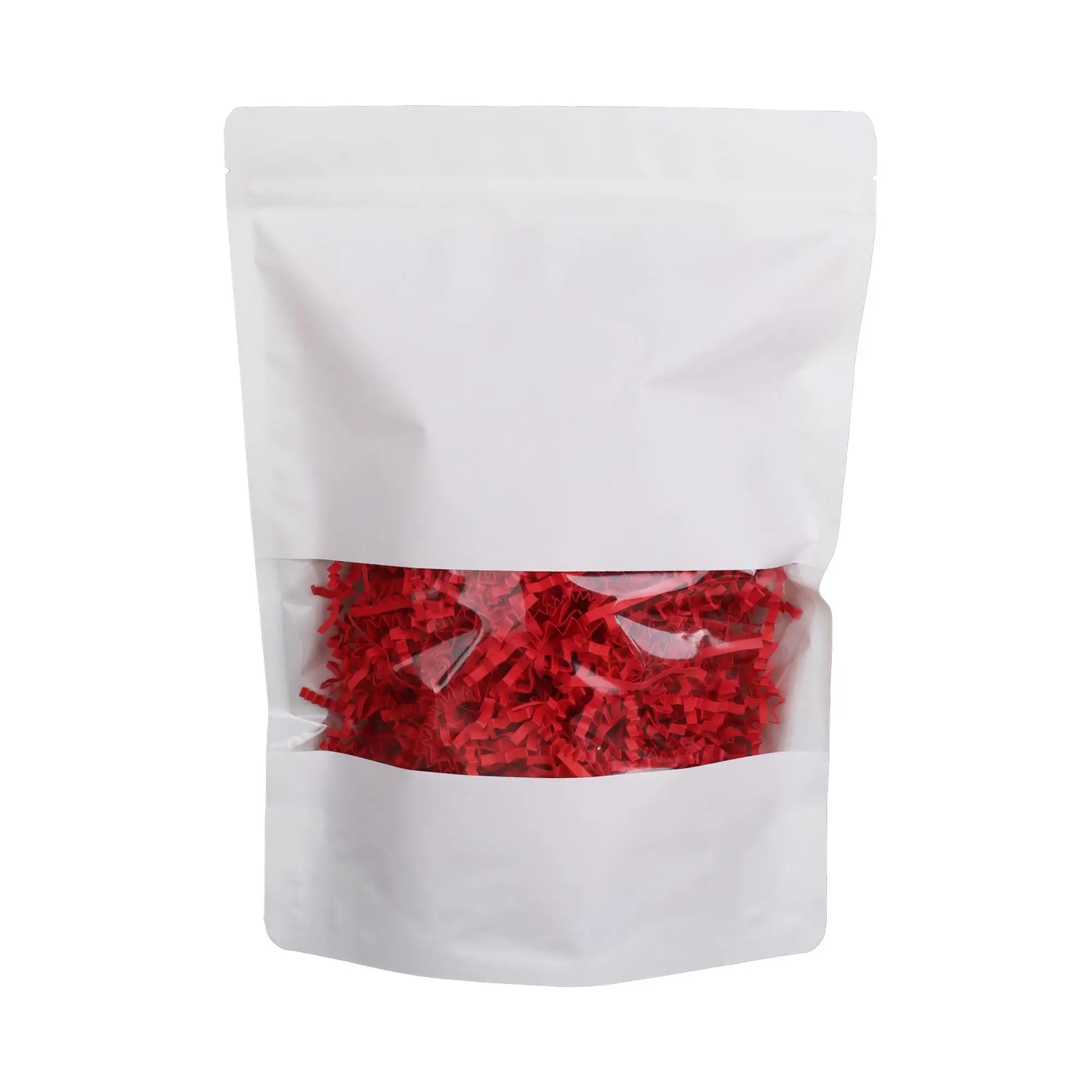Pencereli Beyaz Doypack 25x34 cm - 100 Adet