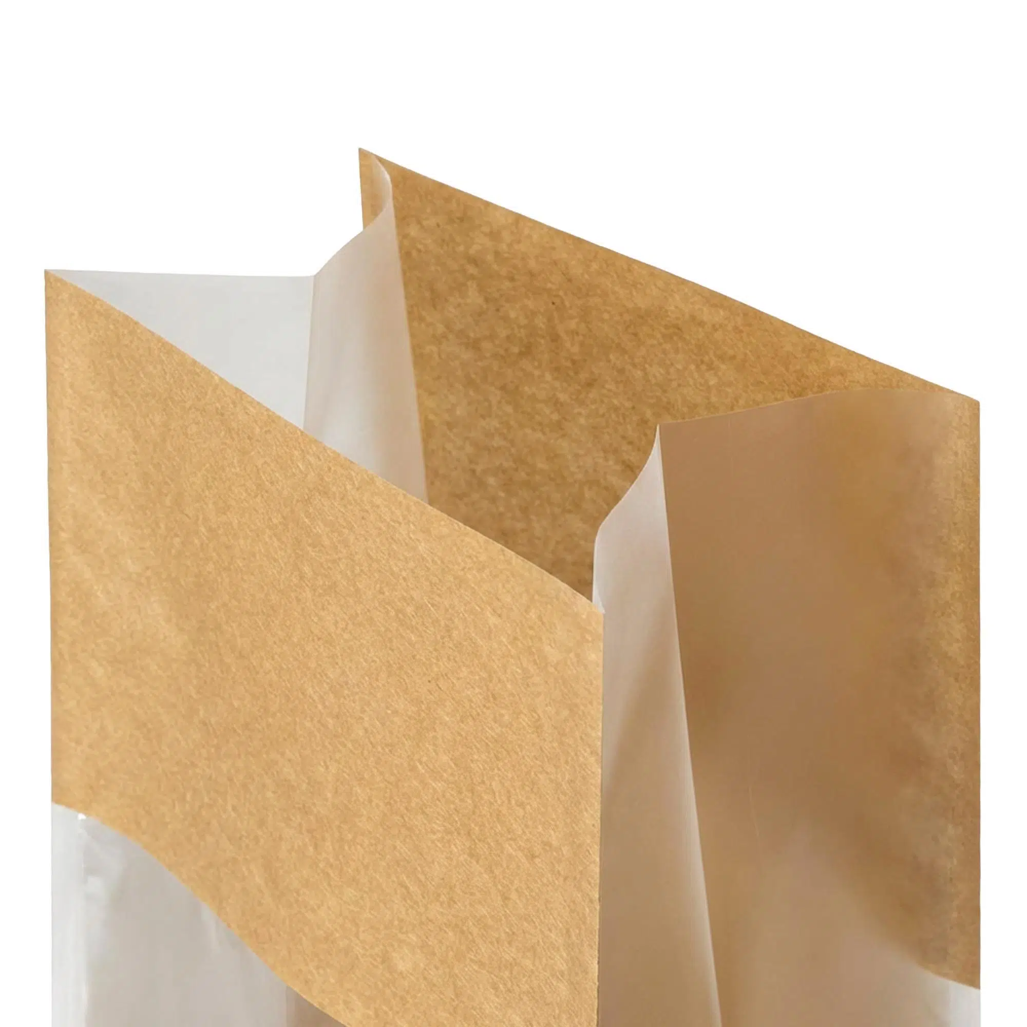 Pencereli Kraft Flat Bottom Doypack (Kilitsiz) 16x27 cm - 100 Adet