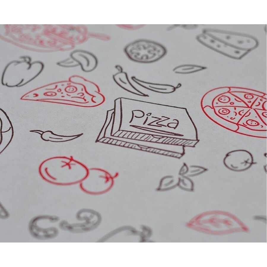 Pizza Kutusu 26x26x4,2 cm - 100 Adet
