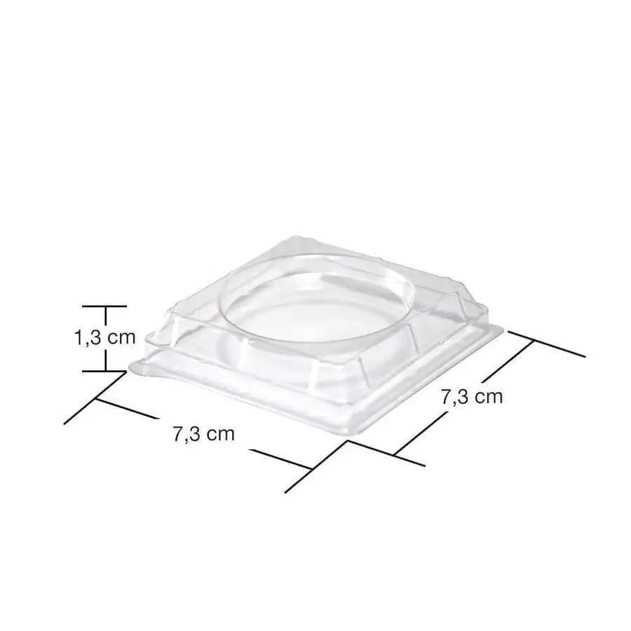 Plastik Mini Kap Kapağı 240 cc - 45 Adet