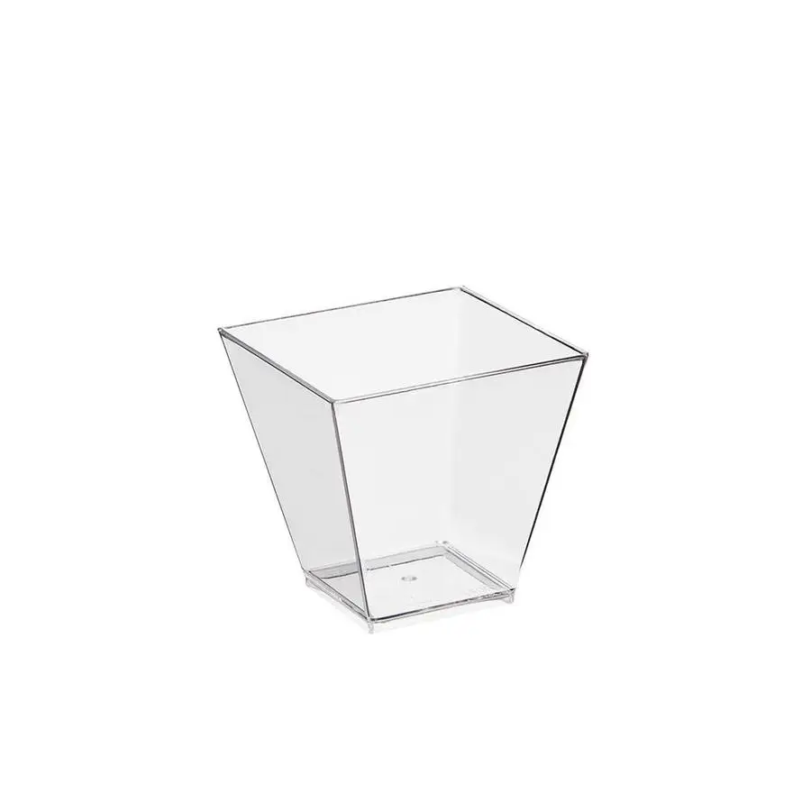 Plastik Mini Kap Şeffaf 120 cc - 50 Adet