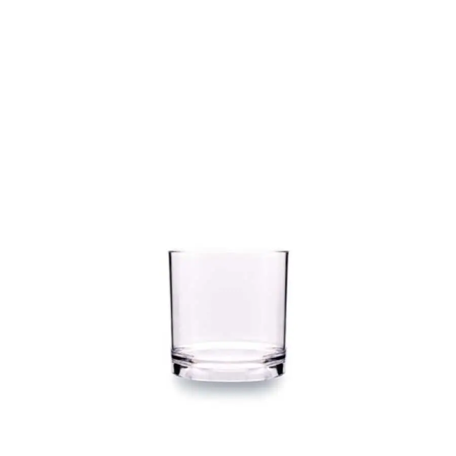 Plastik Viski Bardağı Şeffaf 250 cc - 4 Adet