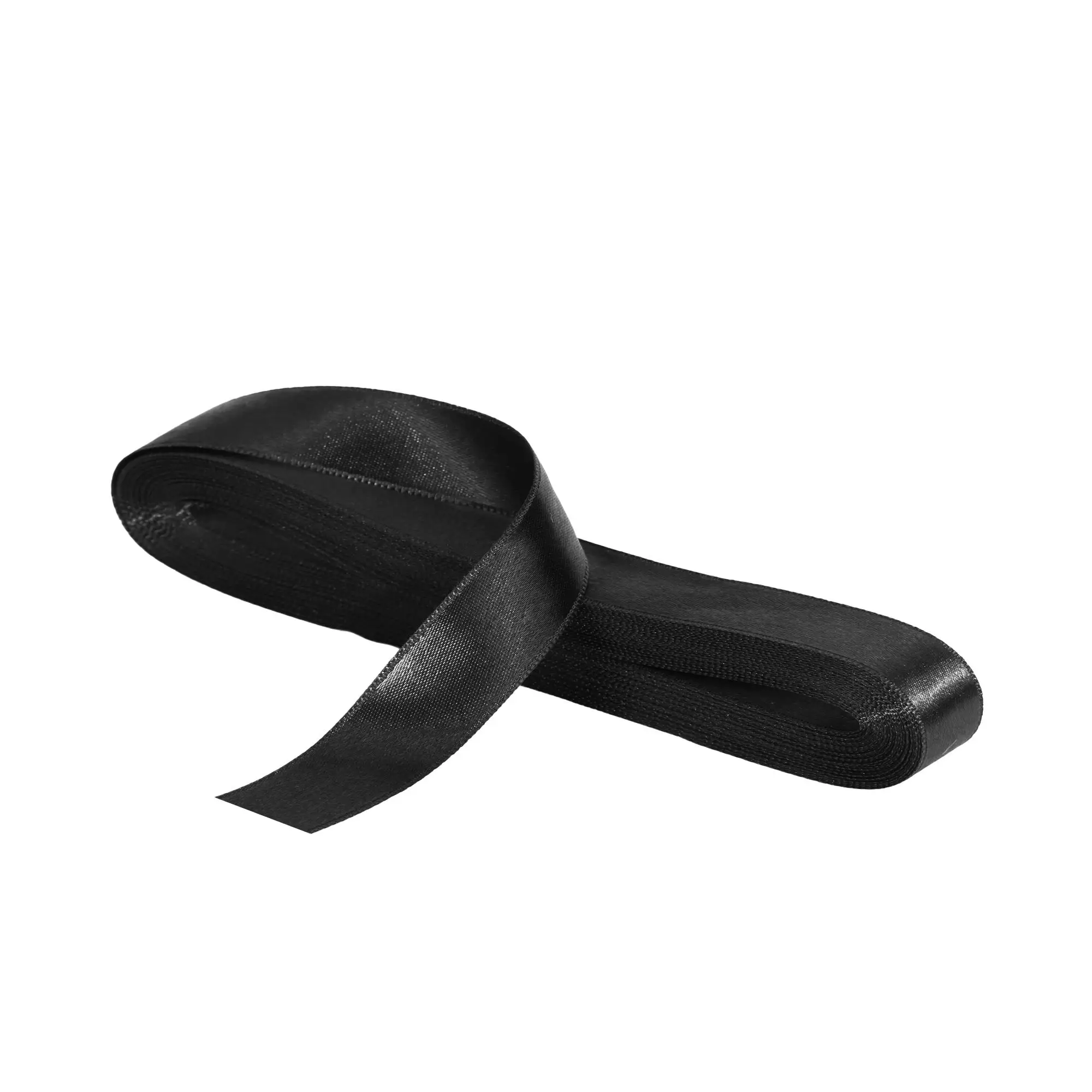 Saten Siyah Kurdele 10 mm - 10 mt