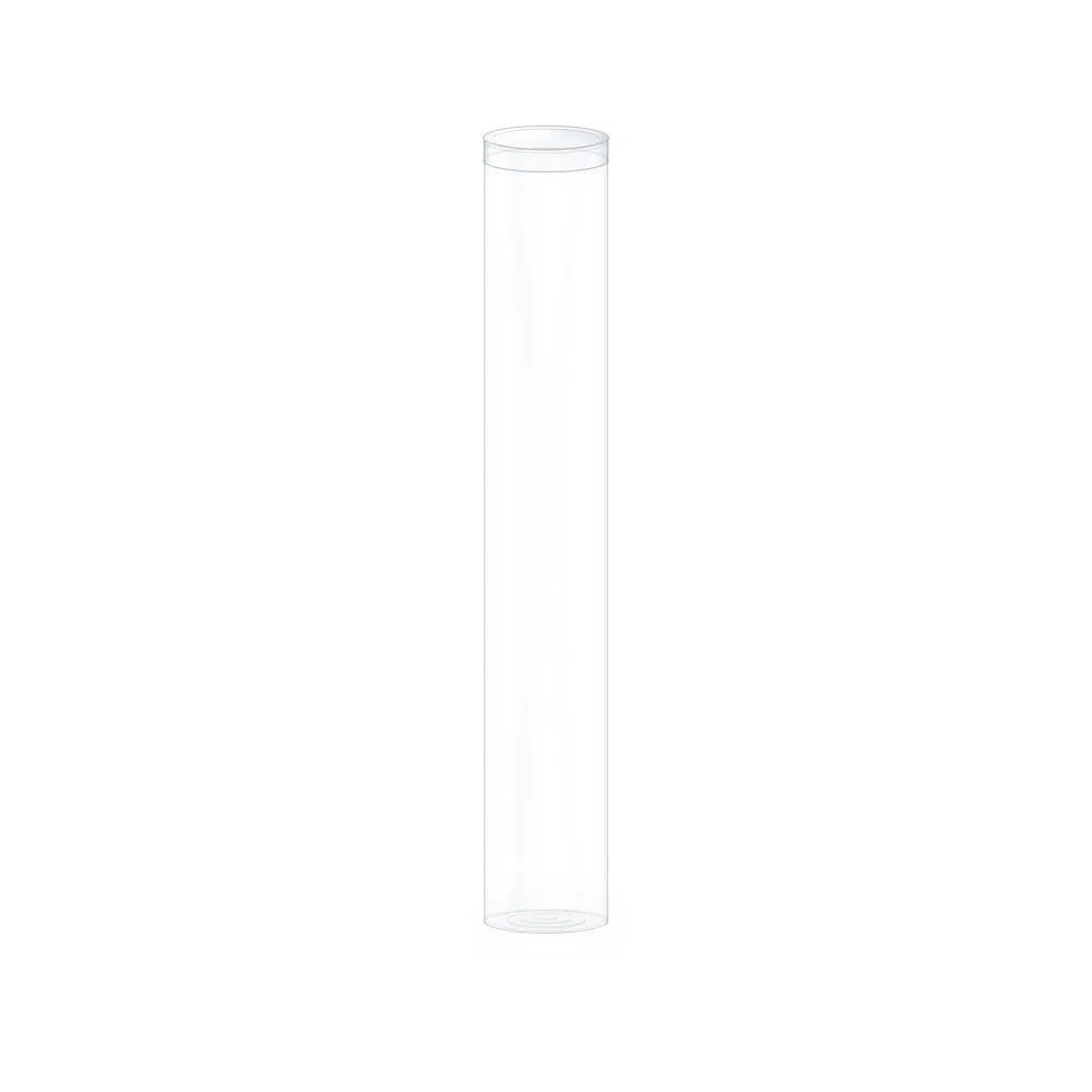 Şeffaf Silindir Kutu 50x315 mm - 254 Adet