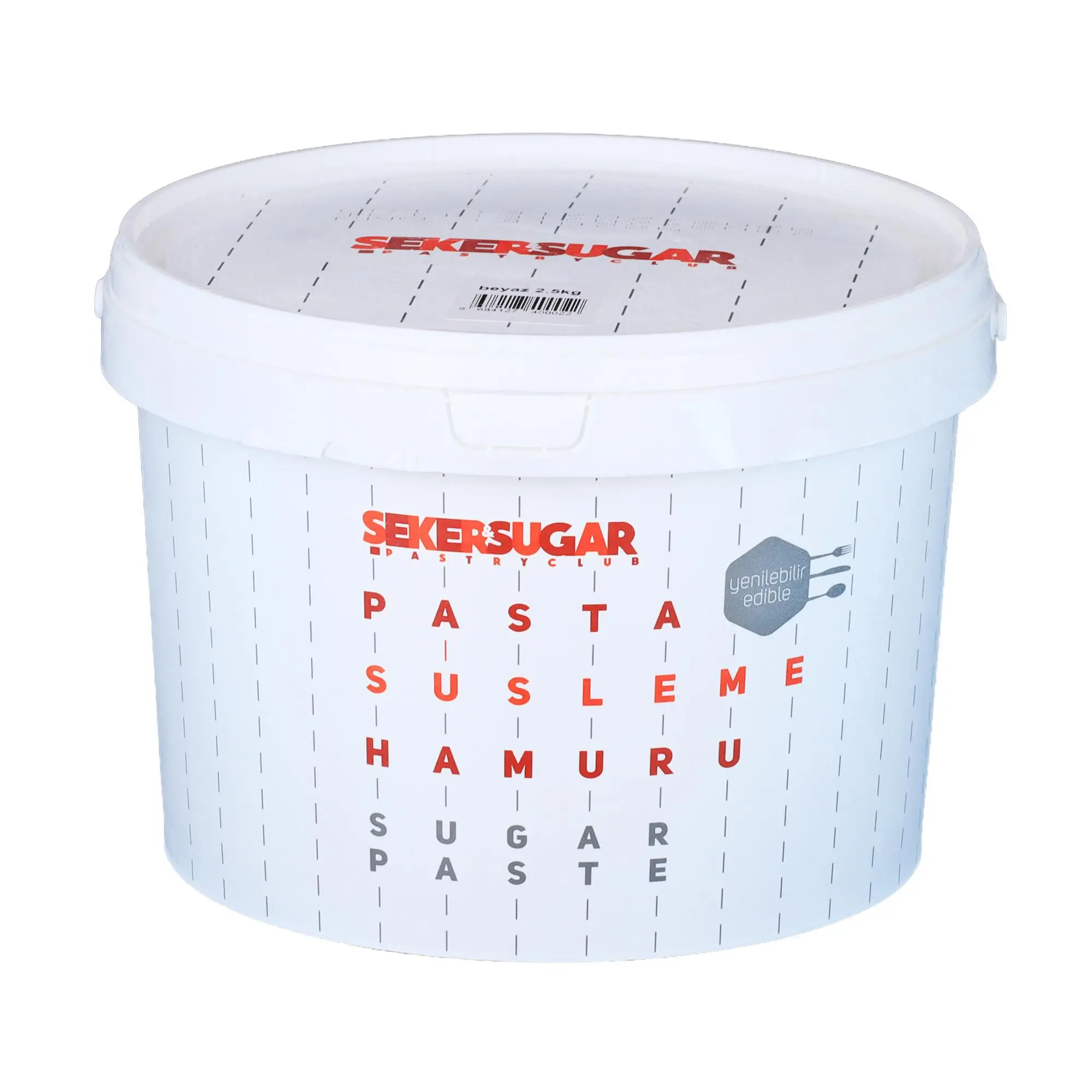 Şeker Hamuru Beyaz 2,5 kg