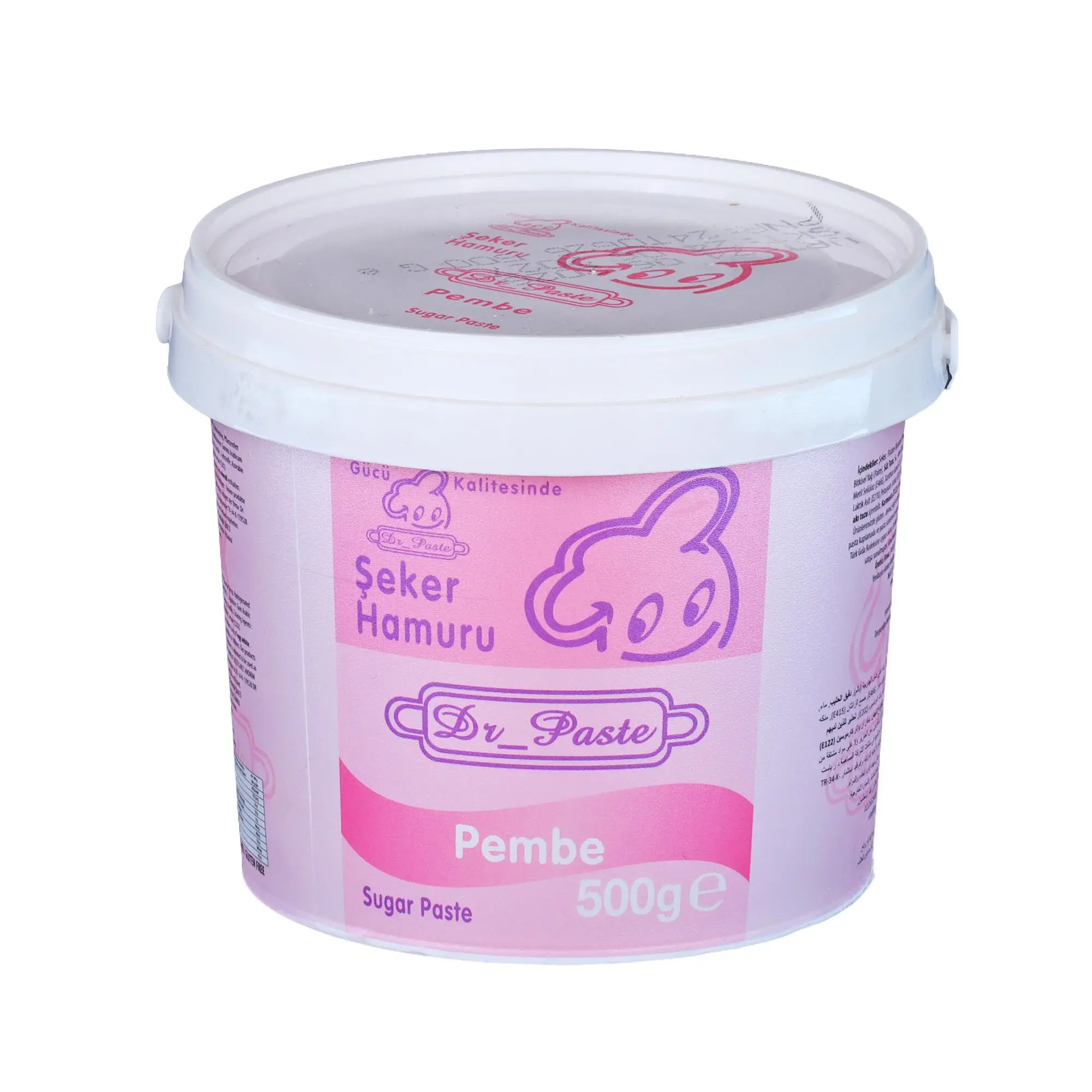 Şeker Hamuru Pembe 500 gr