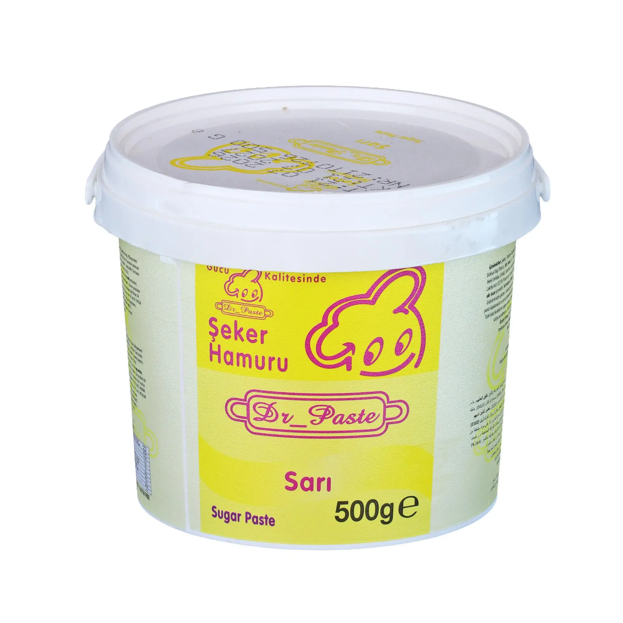 Şeker Hamuru Sarı 500 gr