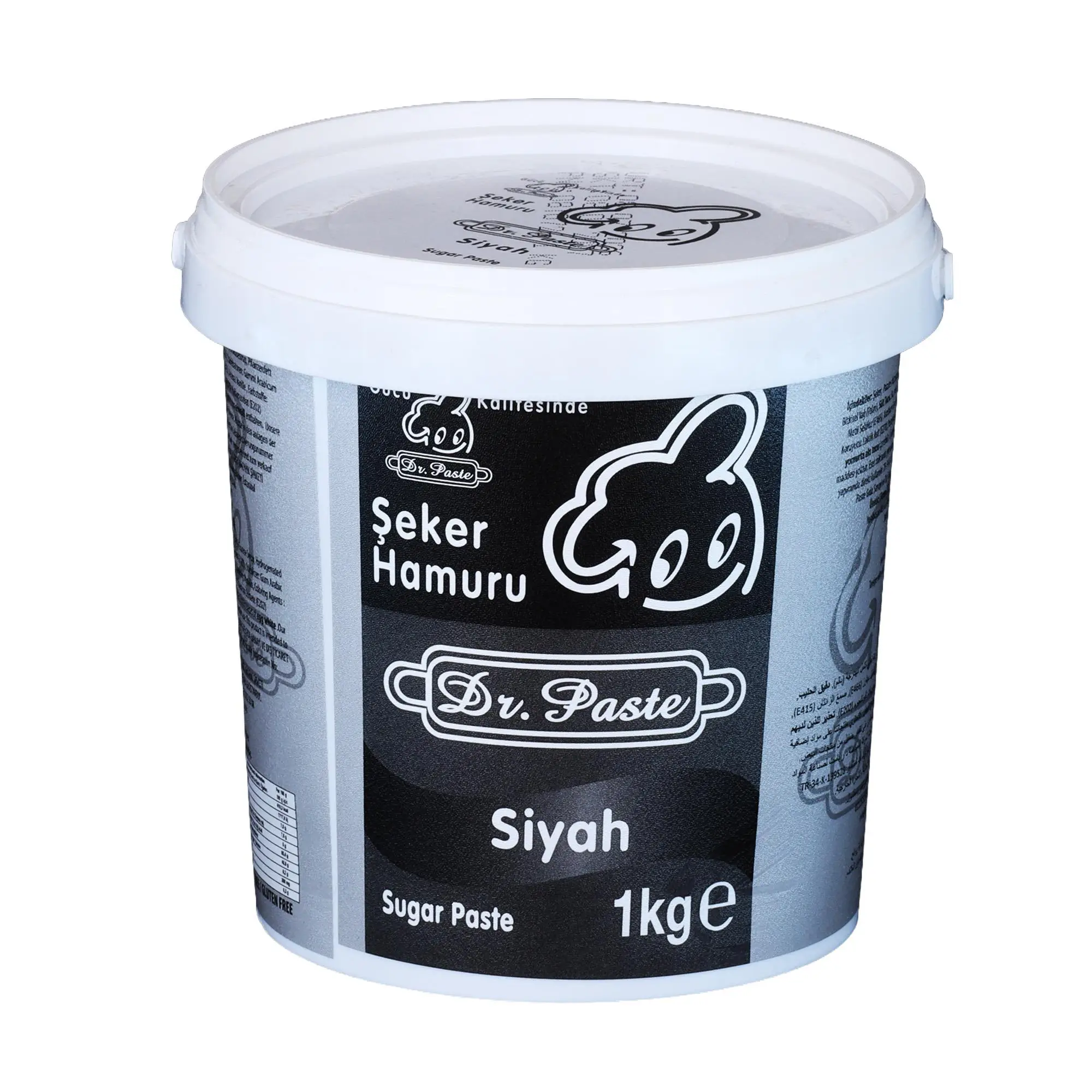 Şeker Hamuru Siyah 1 kg