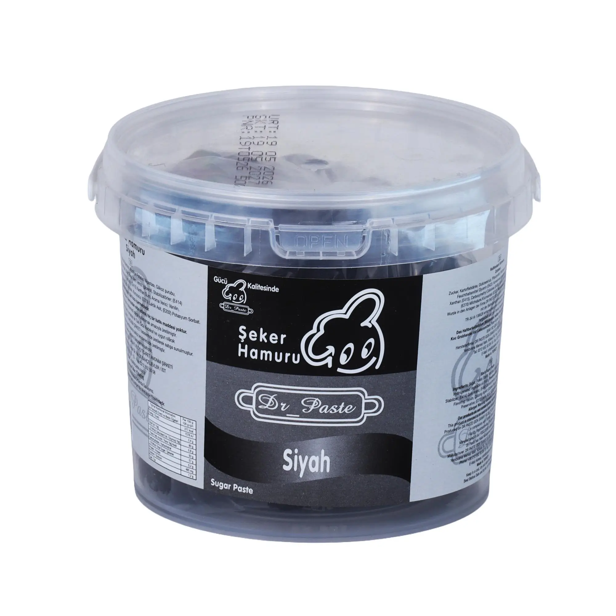 Şeker Hamuru Siyah 500 gr